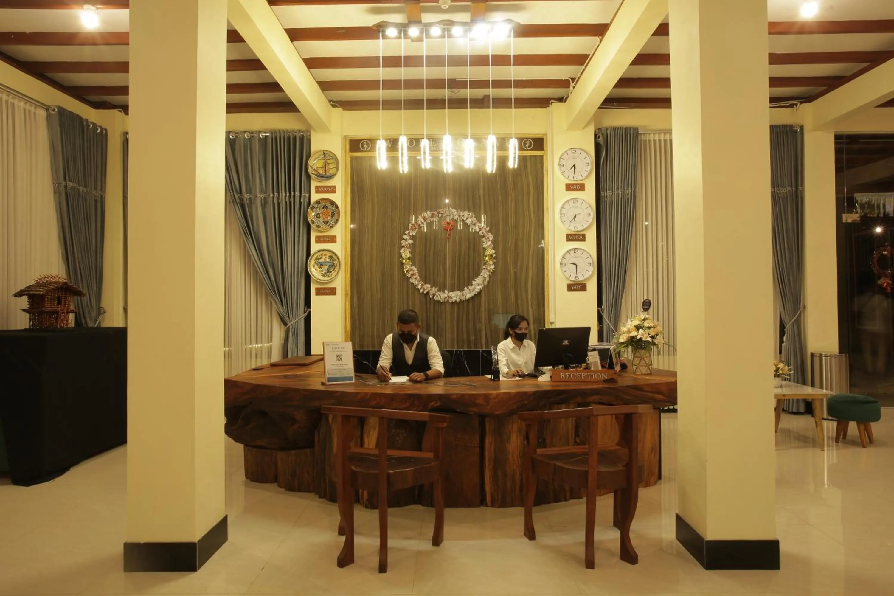 Lobby or reception in Kasuari Exotic Resort Magelang