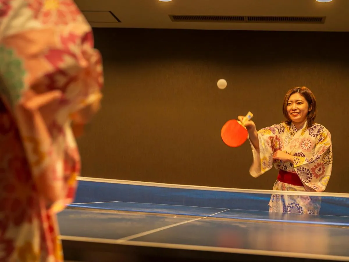 Table tennis in KAMENOI HOTEL Nikko Yunishigawa All-Inclusive Resort