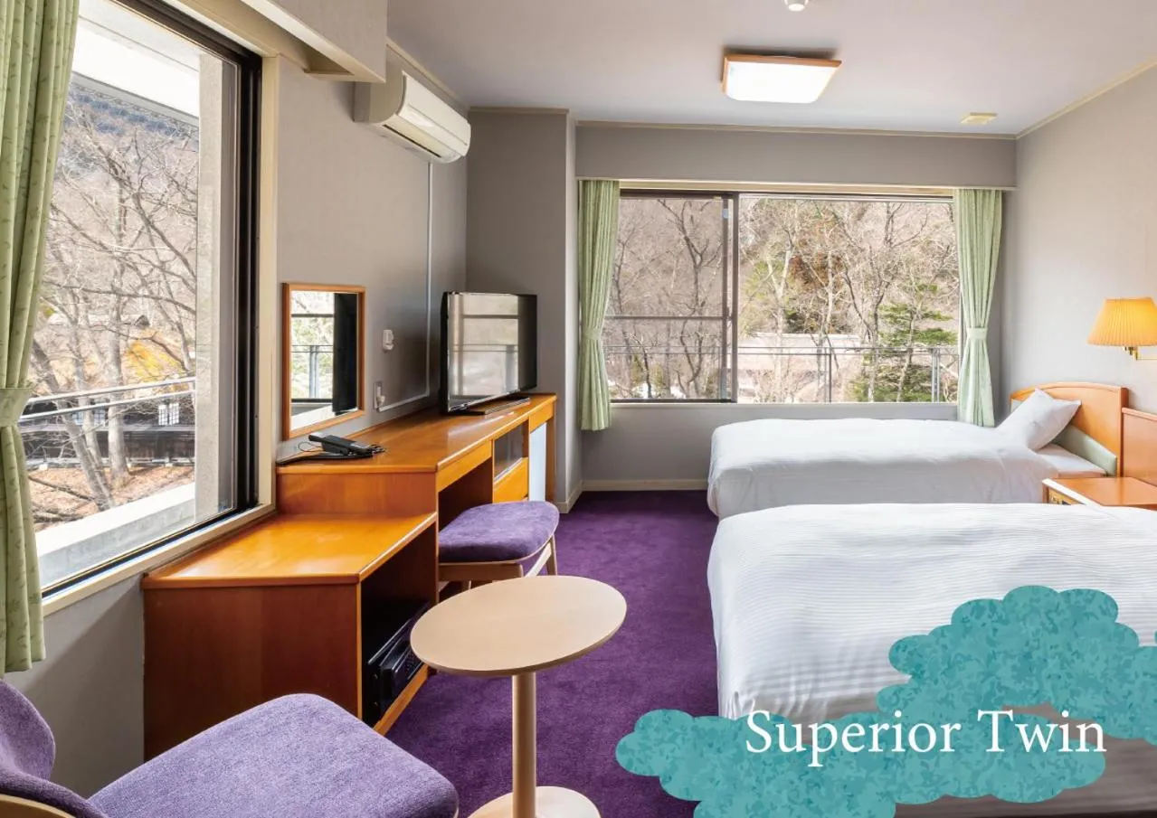 Photo of the whole room, Bed in KAMENOI HOTEL Nikko Yunishigawa All-Inclusive Resort