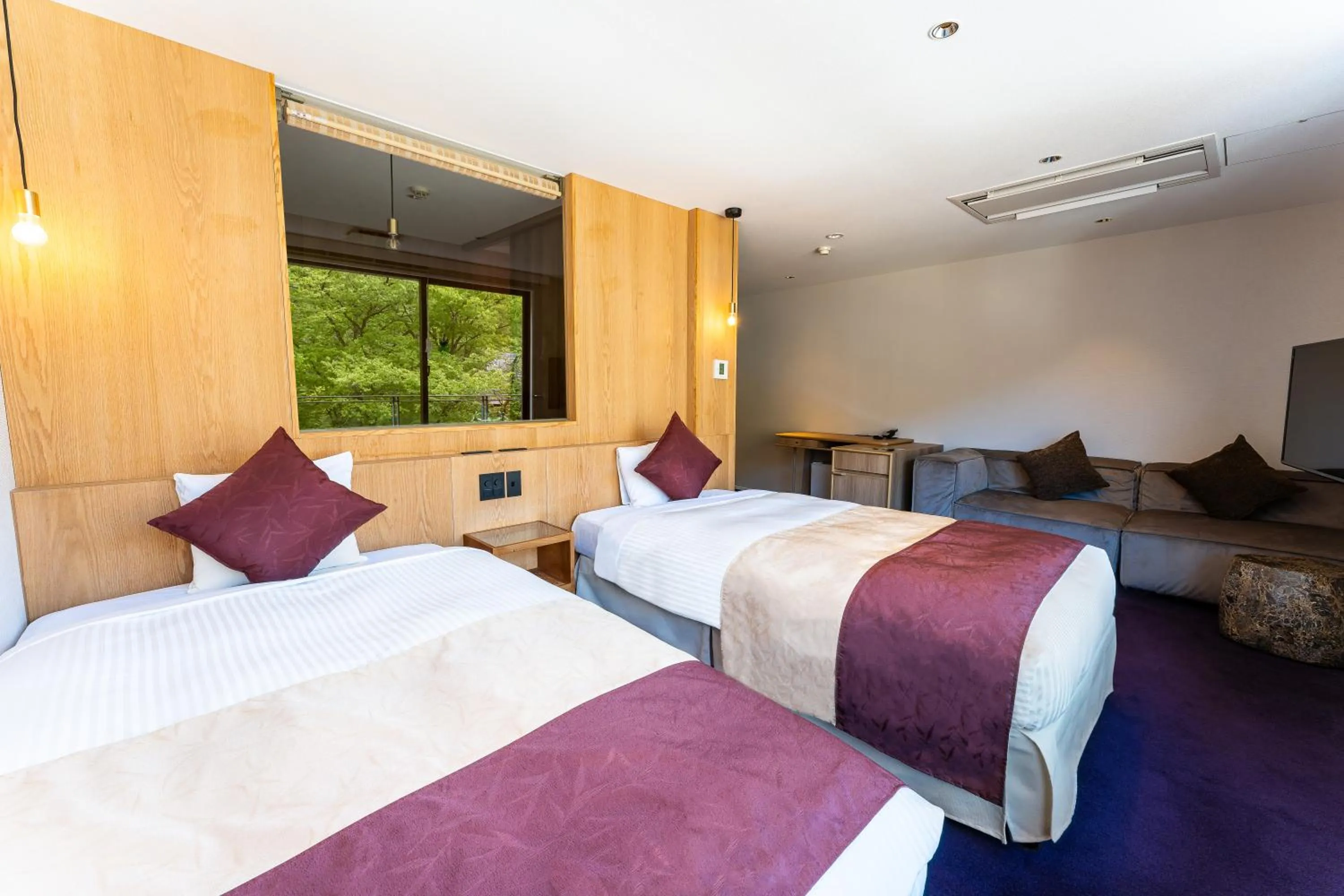 Bed in KAMENOI HOTEL Nikko Yunishigawa All-Inclusive Resort