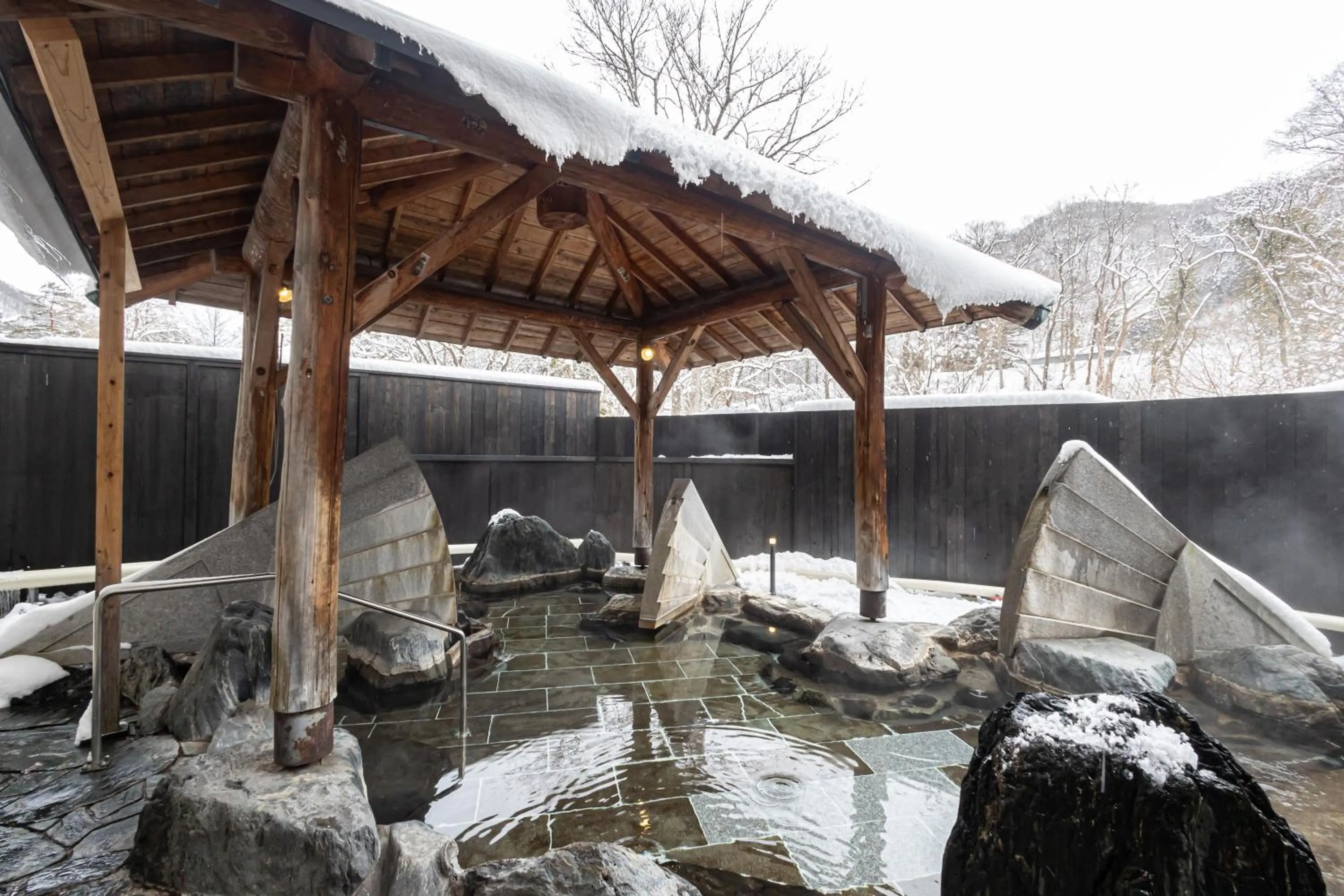 Hot Spring Bath in KAMENOI HOTEL Nikko Yunishigawa All-Inclusive Resort