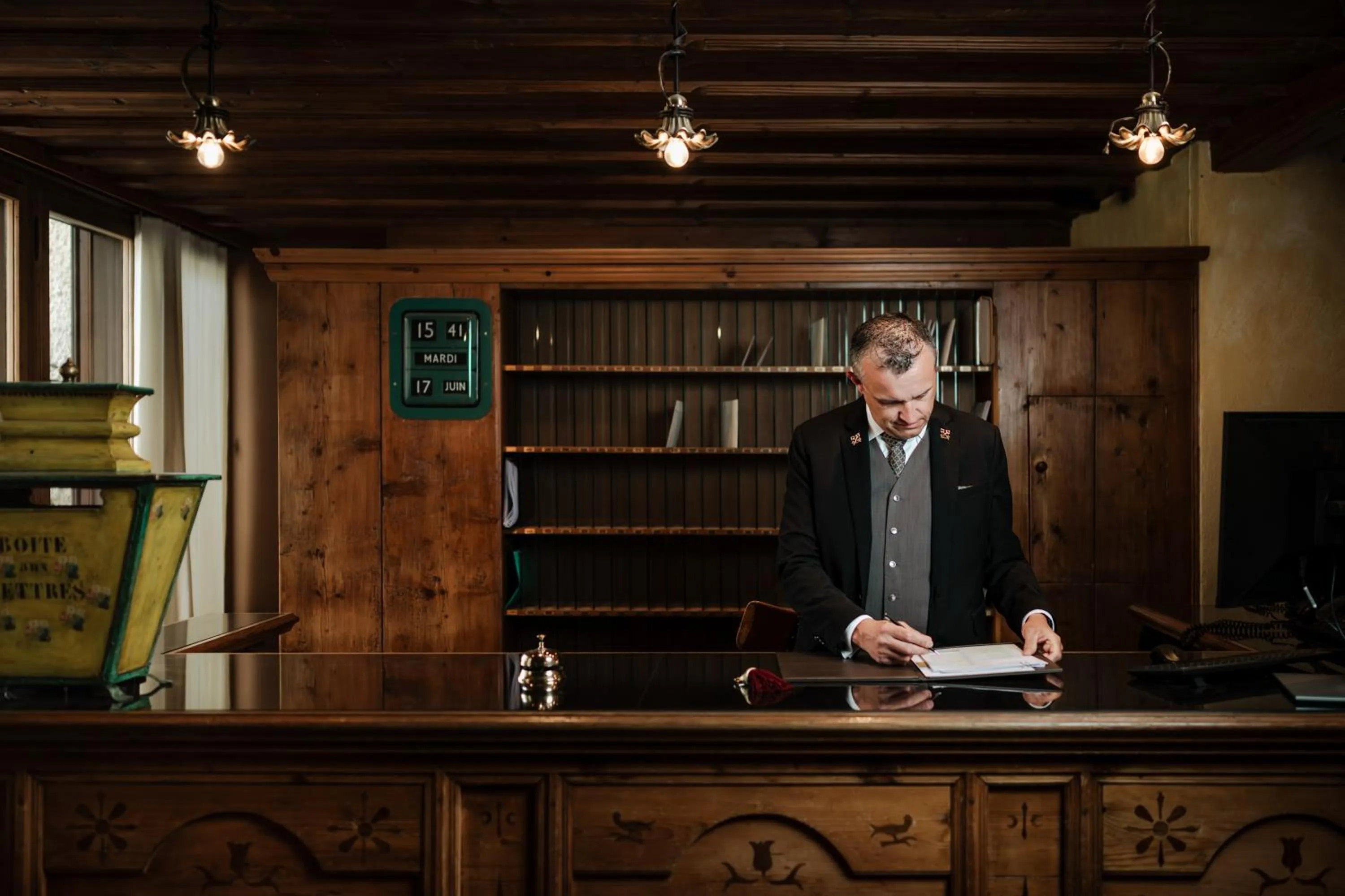 concierge in Gstaad Palace