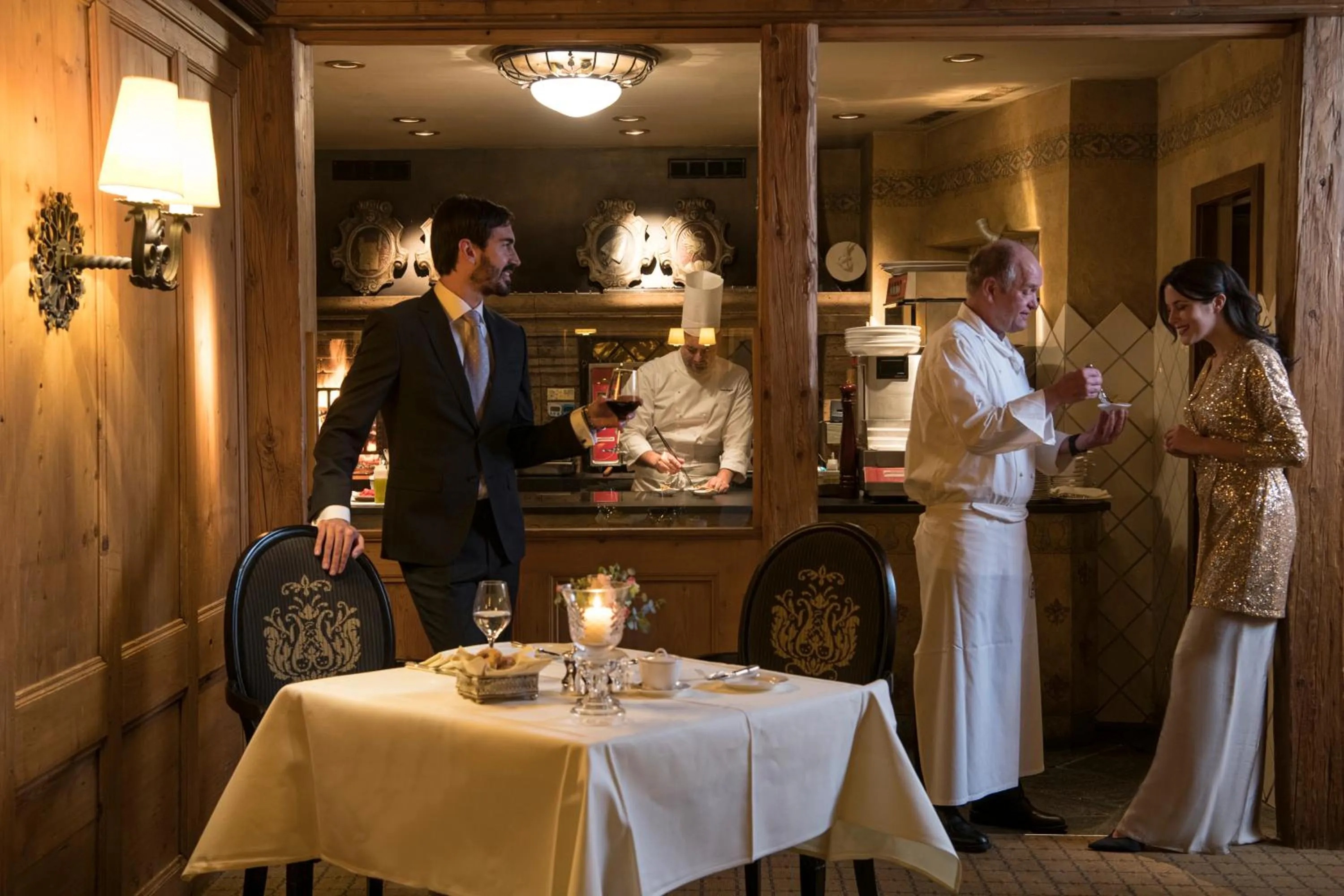 Restaurant/places to eat in Gstaad Palace