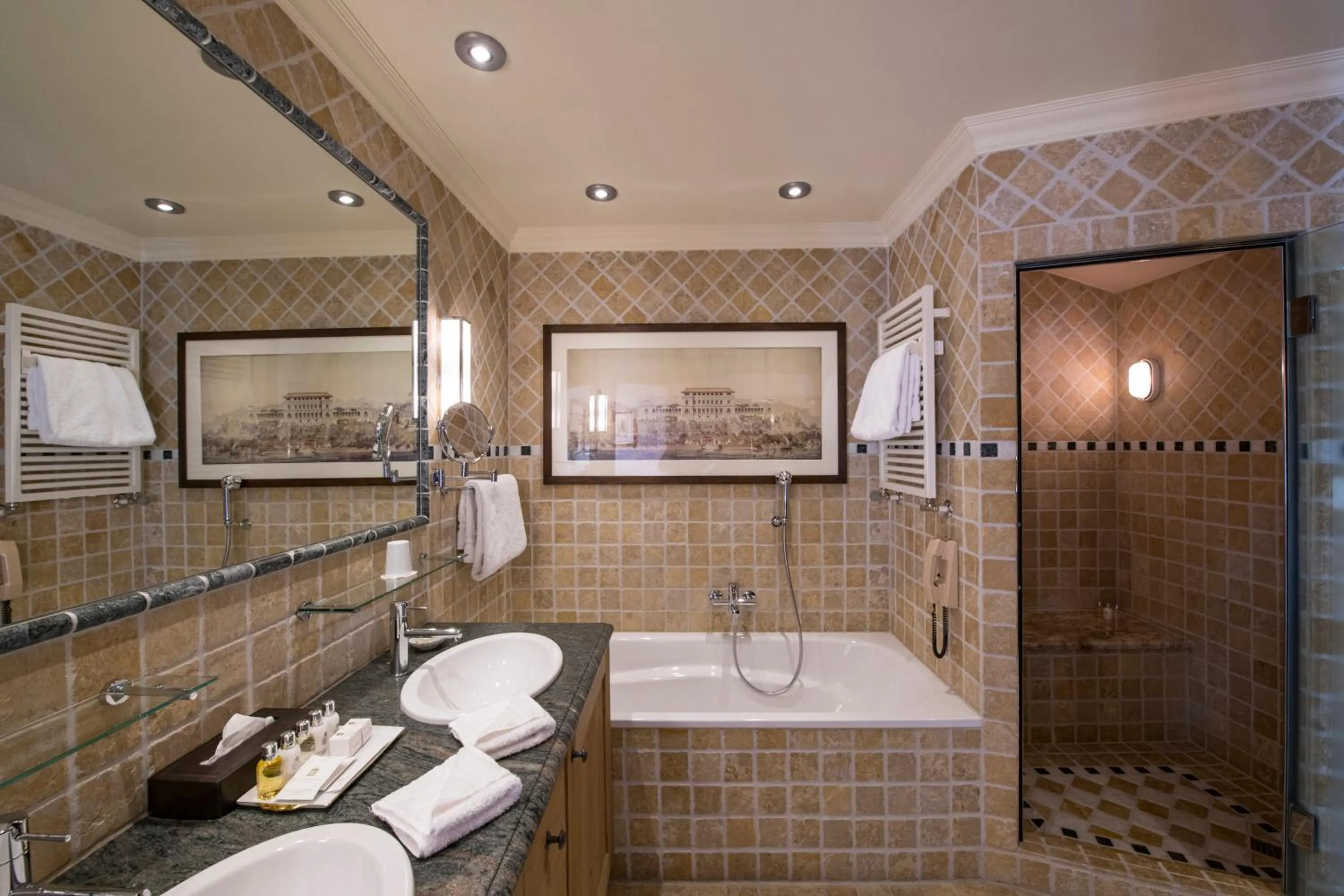 Bathroom in Gstaad Palace