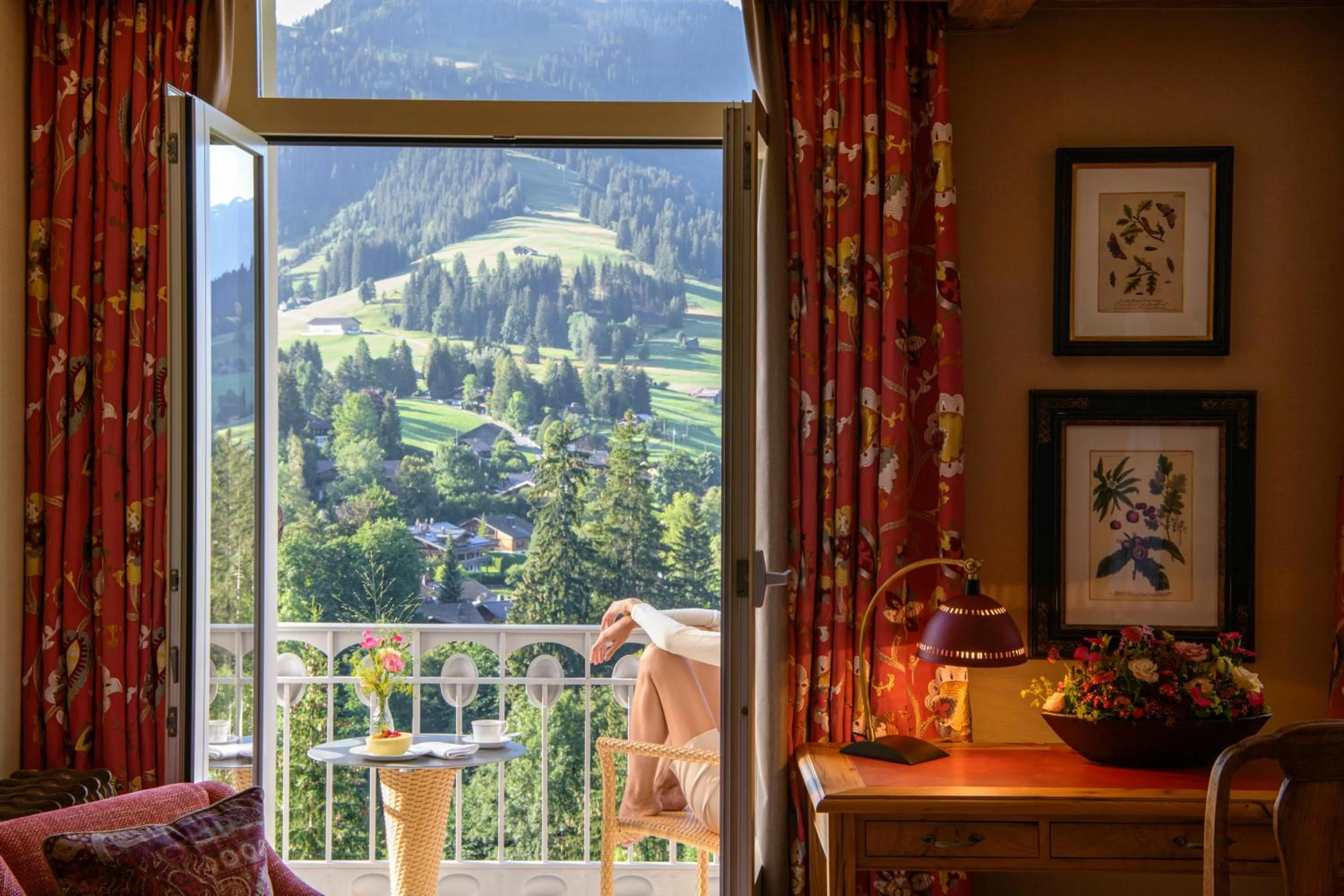 Mountain view in Gstaad Palace