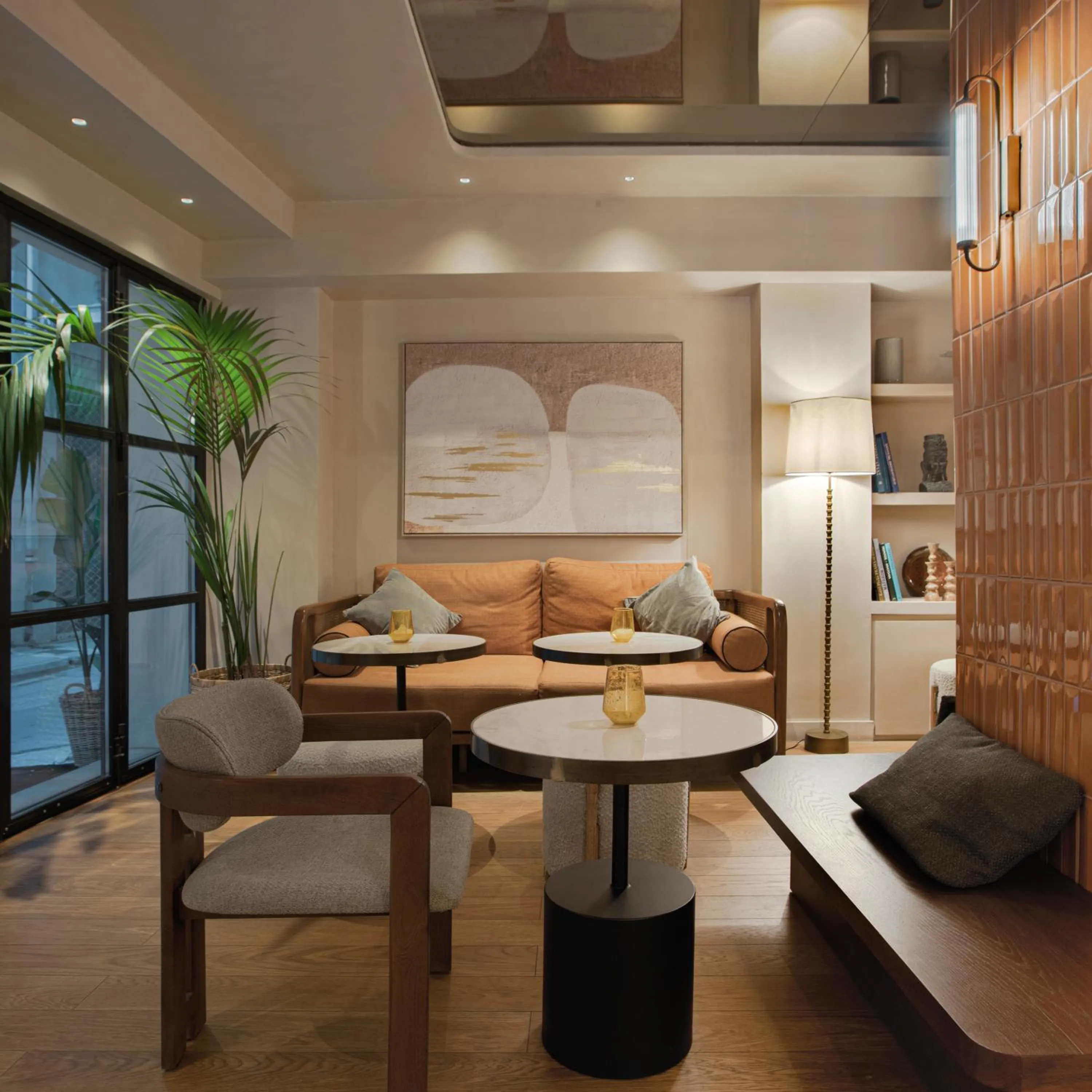 Lobby or reception in The Residence Aiolou Hotel & Spa