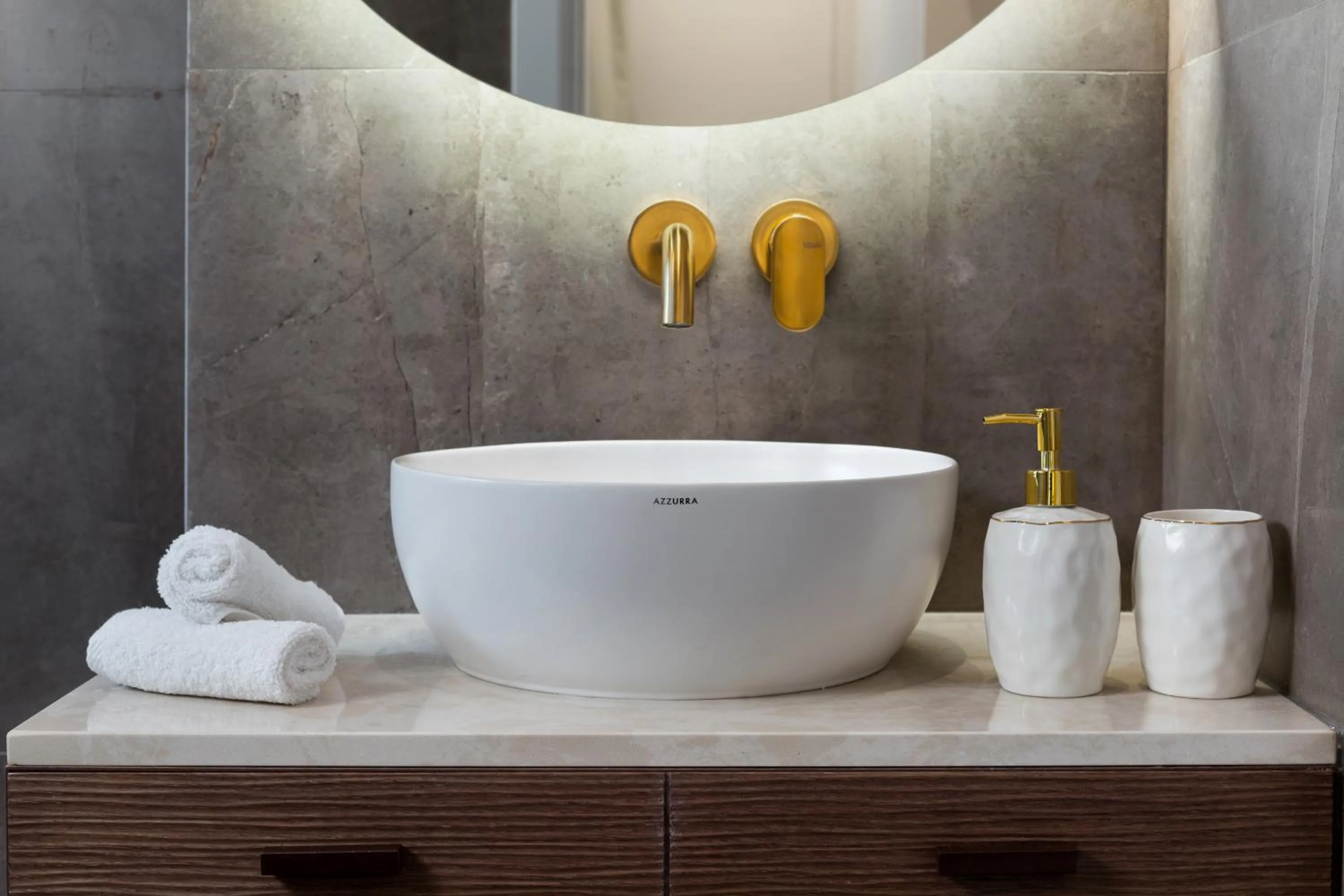 Bathroom in The Residence Aiolou Hotel & Spa