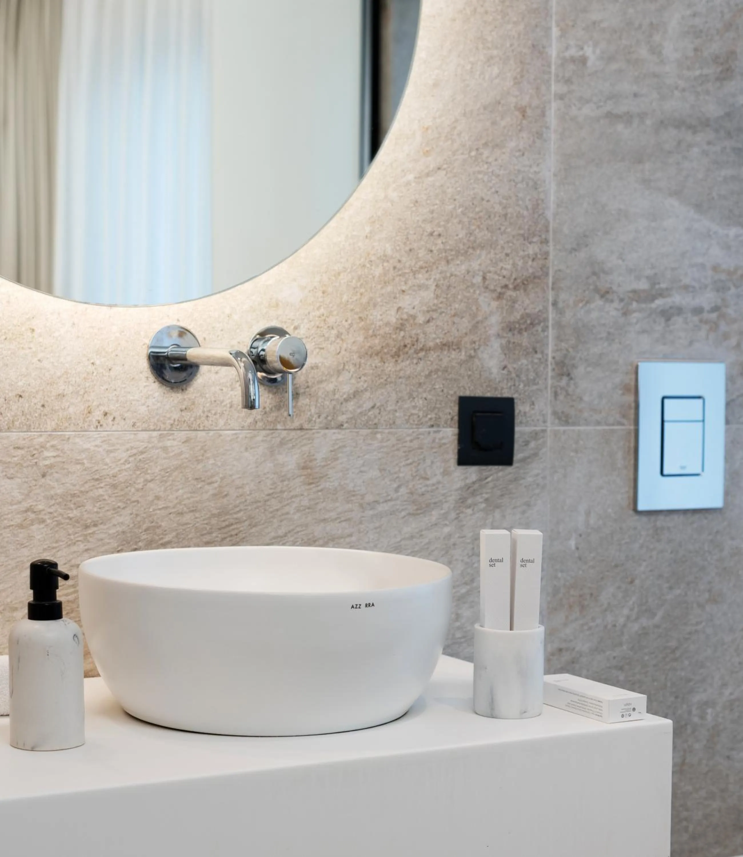 Bathroom in The Residence Aiolou Hotel & Spa