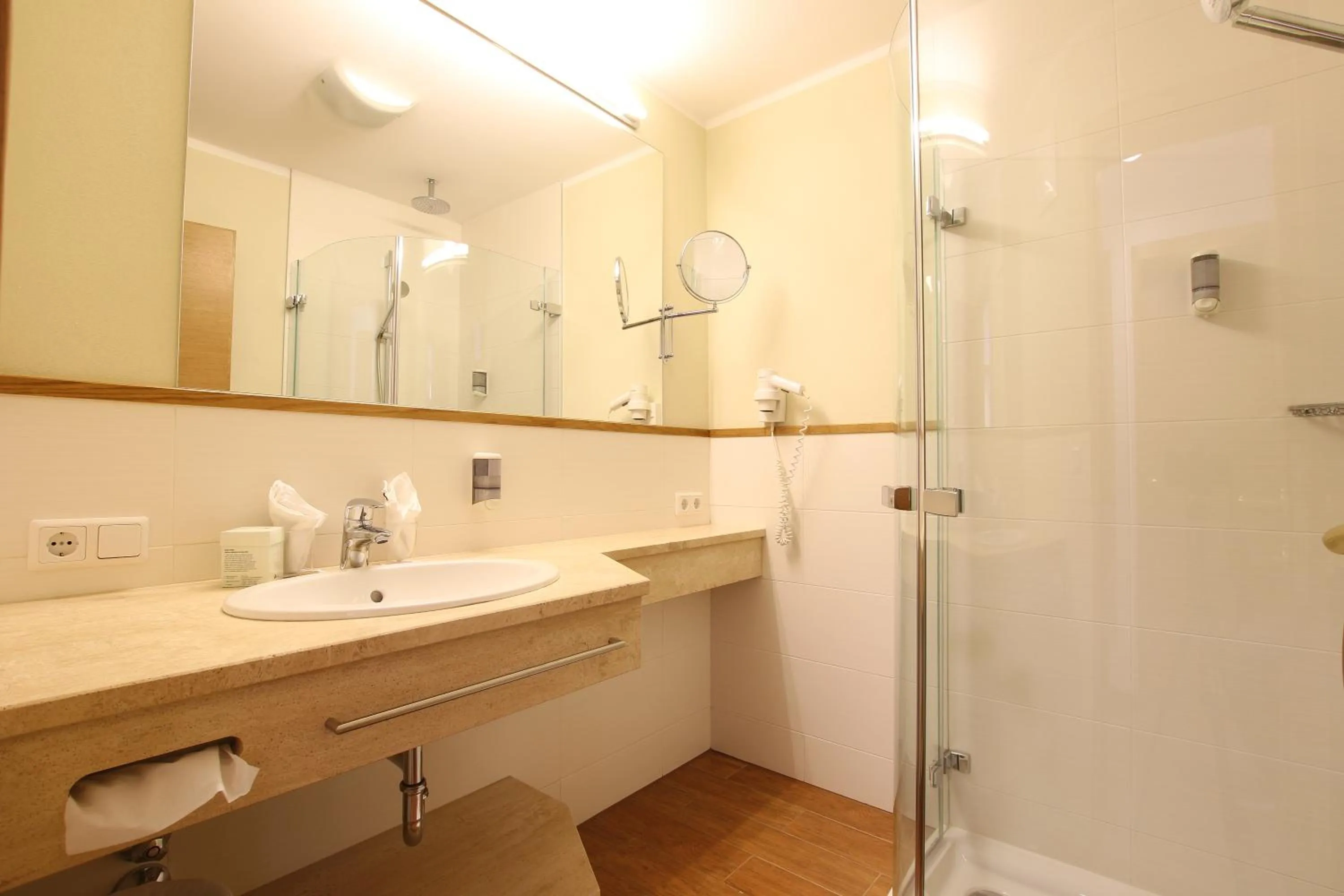 Bathroom in Hotel Schwarzer Adler