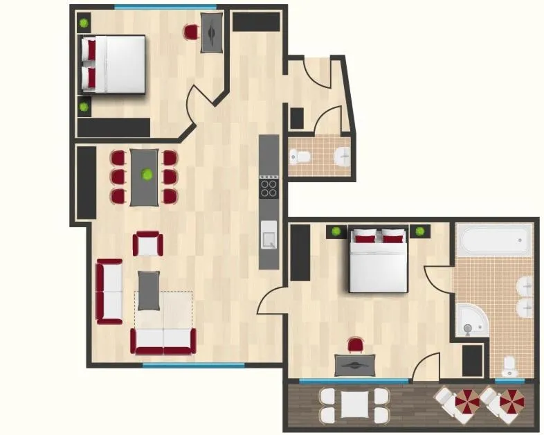Floor plan in Haus Haberstock
