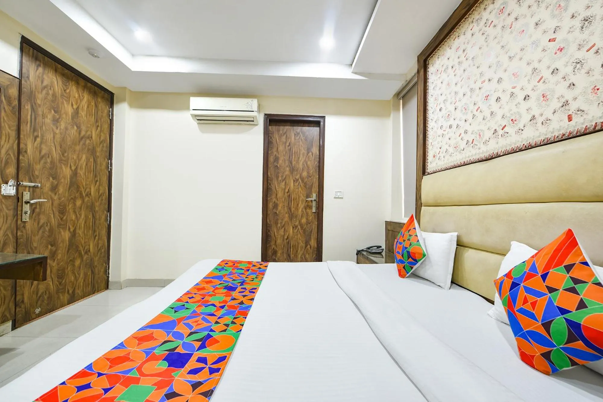 Bed in FabHotel Baba Residency Near New Delhi Railway Station