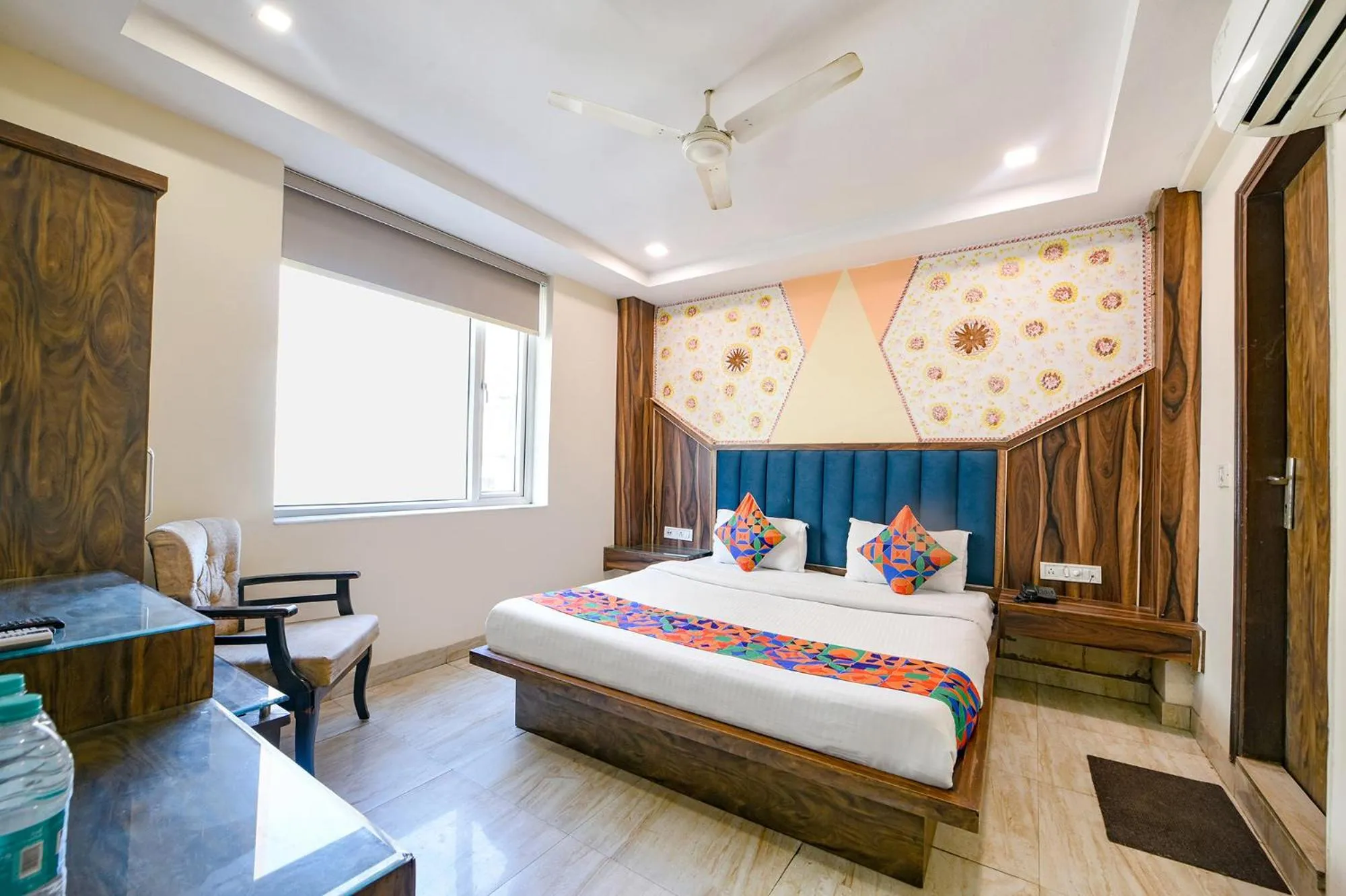 Bed in FabHotel Baba Residency Near New Delhi Railway Station