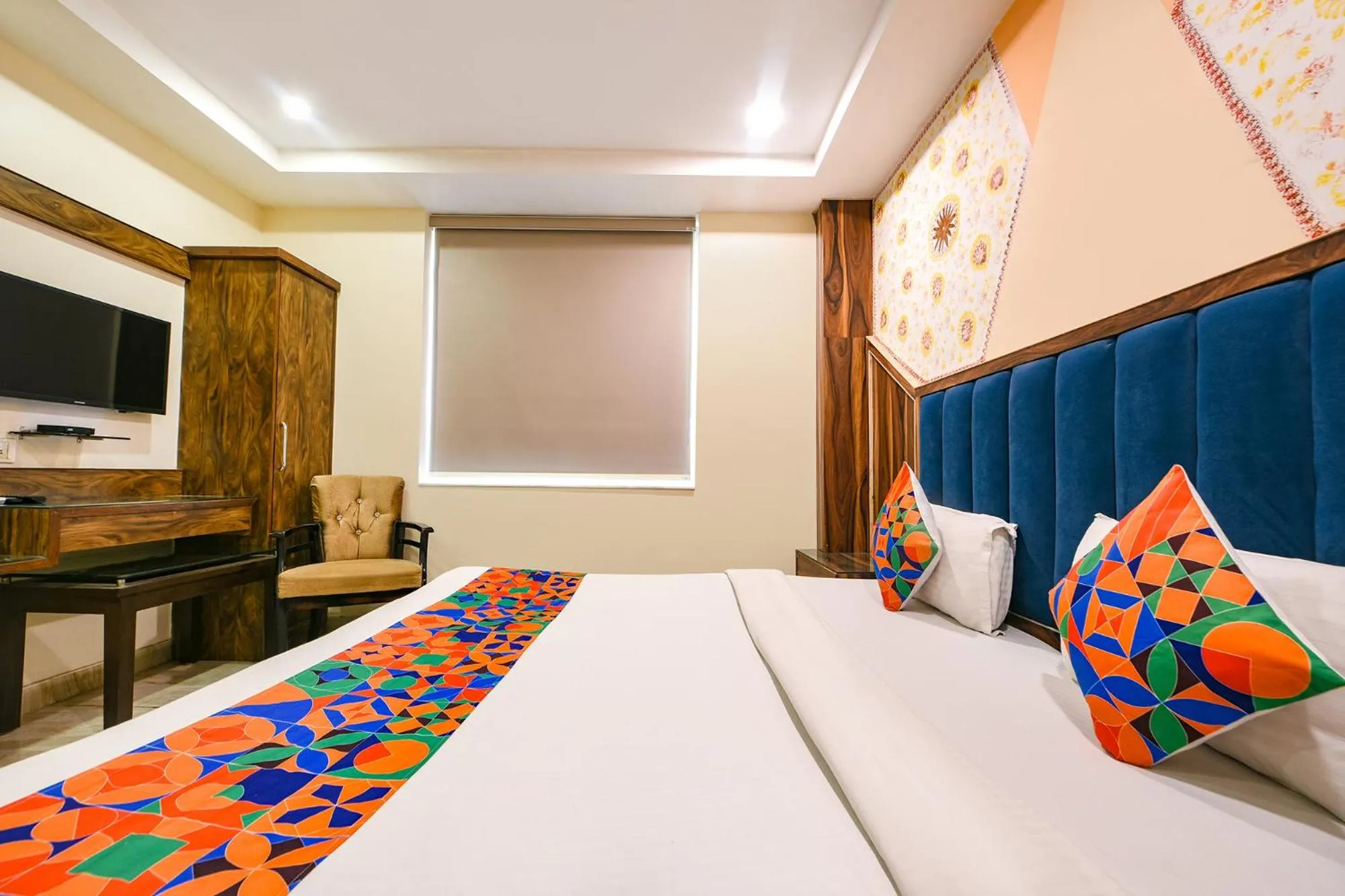 Bed in FabHotel Baba Residency Near New Delhi Railway Station