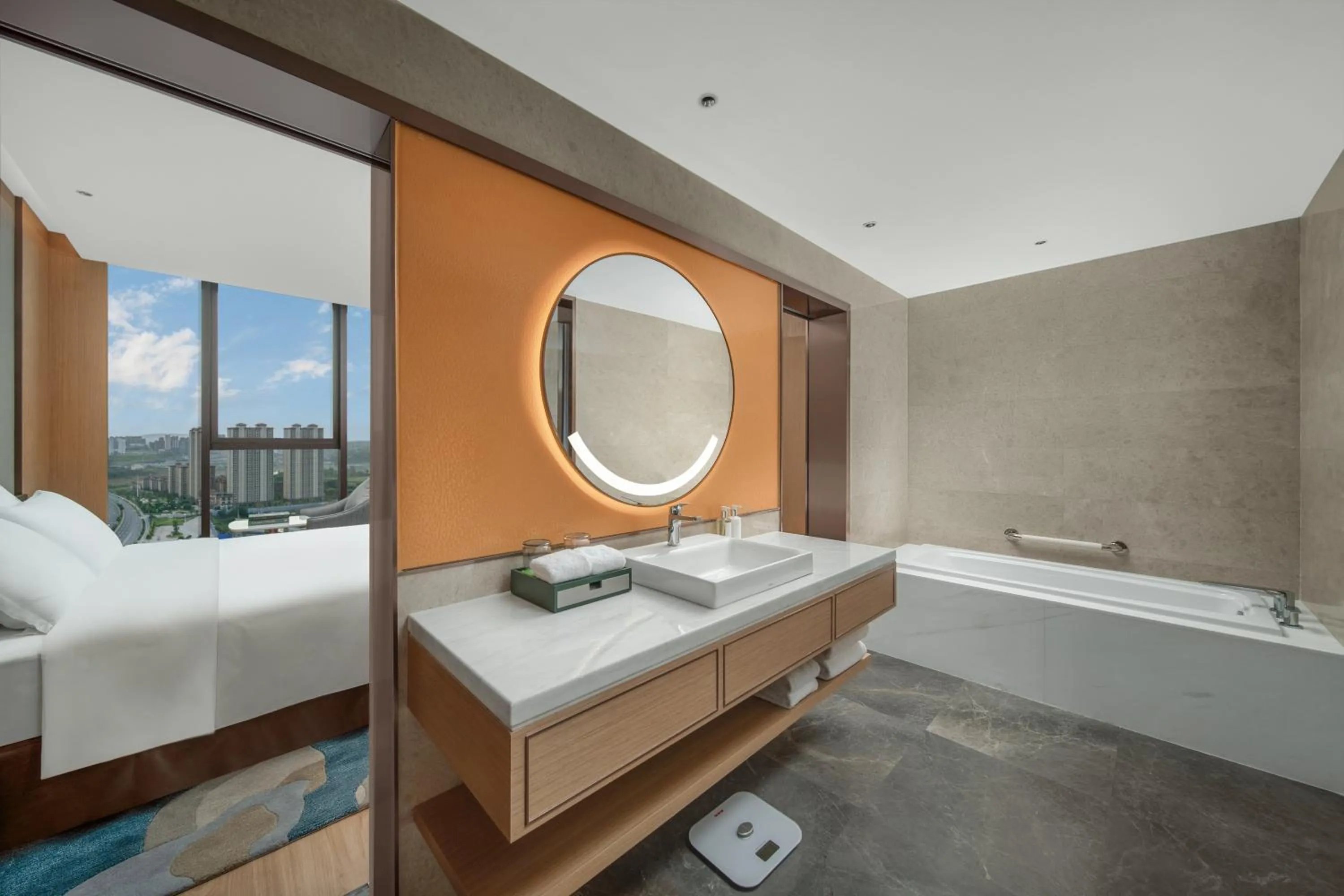 Bathroom in Holiday Inn Luzhou Longjian by IHG