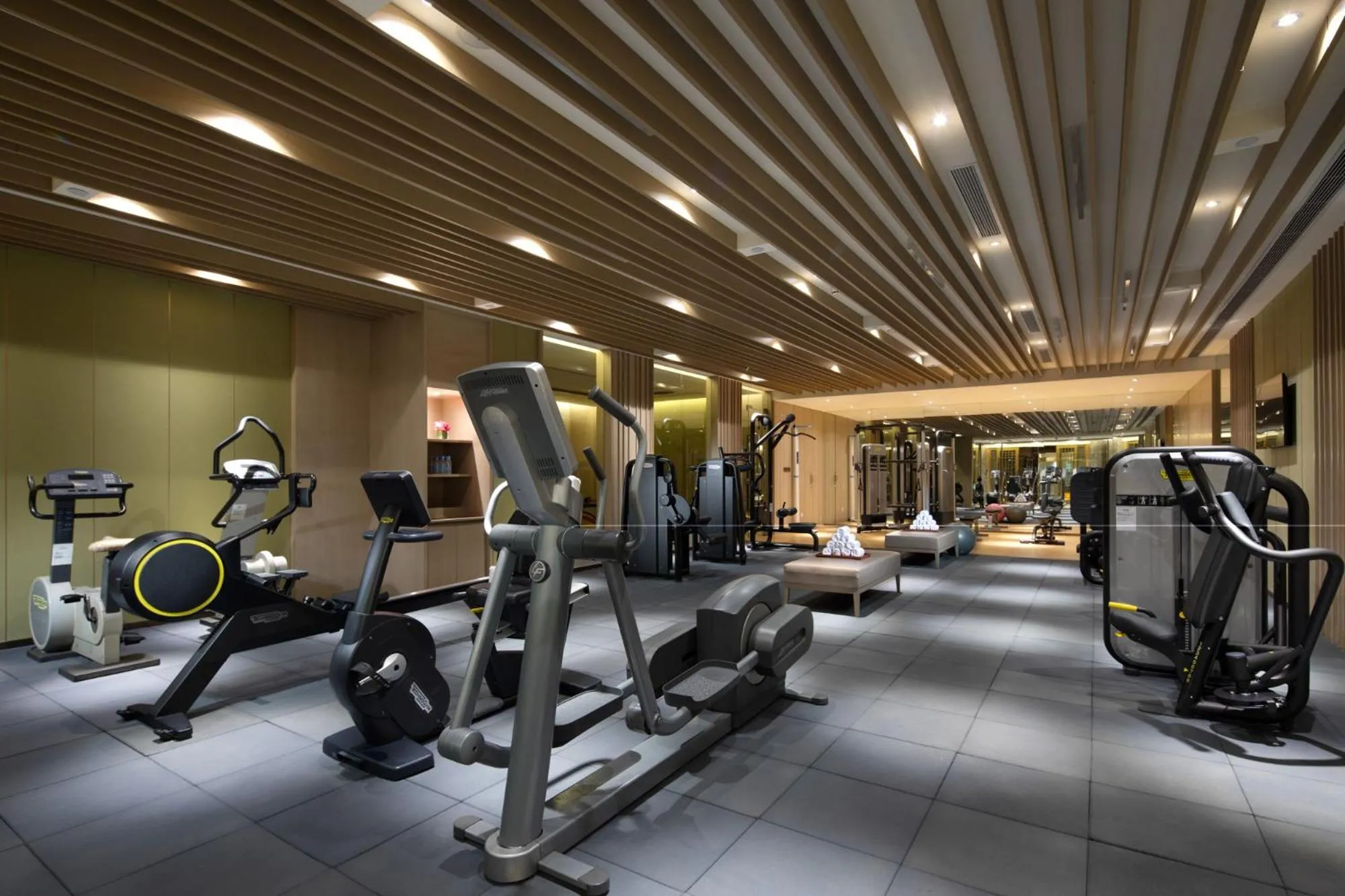 Fitness centre/facilities in Crowne Plaza Shanghai Nanjing Road by IHG