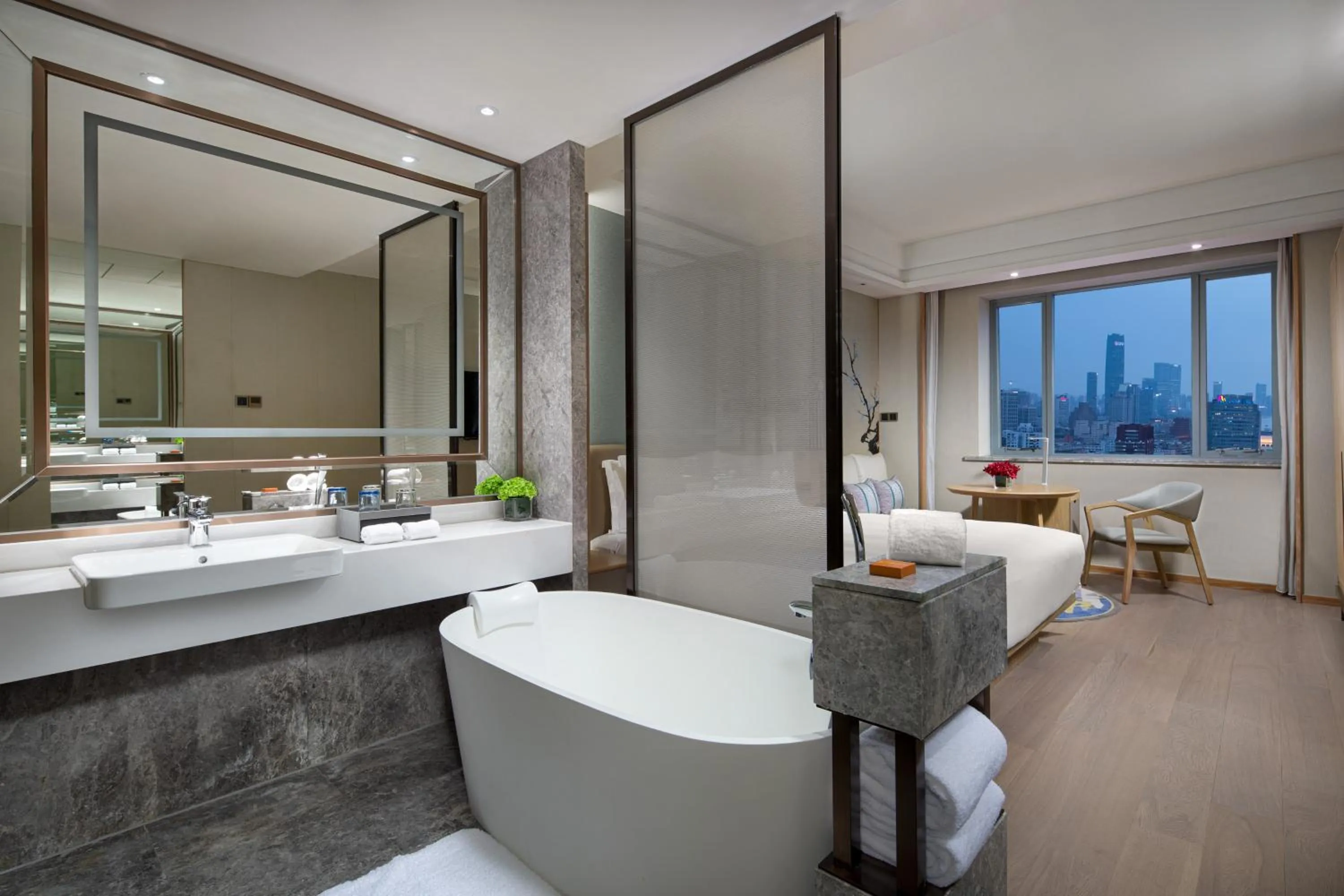 Bath in Crowne Plaza Shanghai Nanjing Road by IHG
