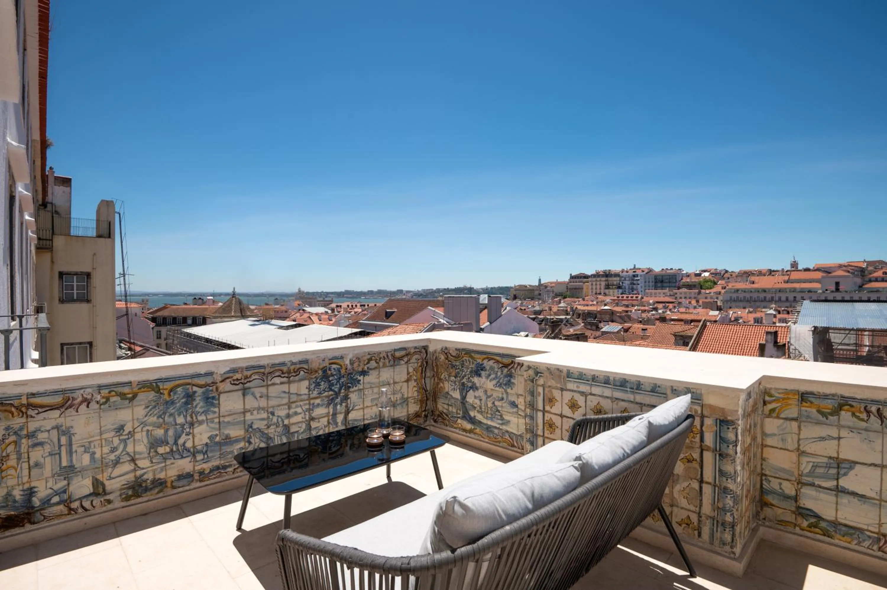 Balcony/Terrace in Memoria Lisboa FLH Hotels