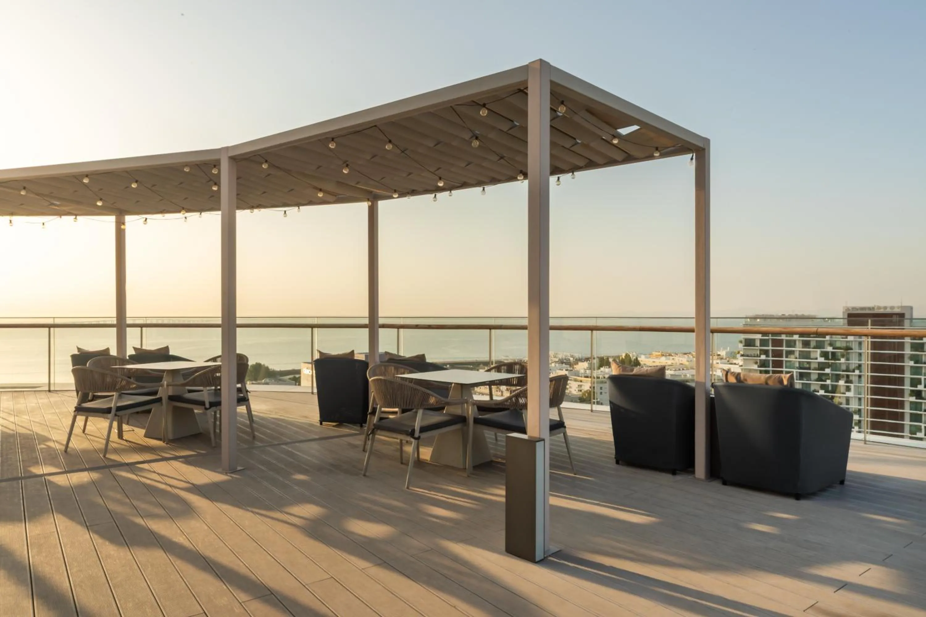 Balcony/Terrace in Eurostars Universal Lisboa