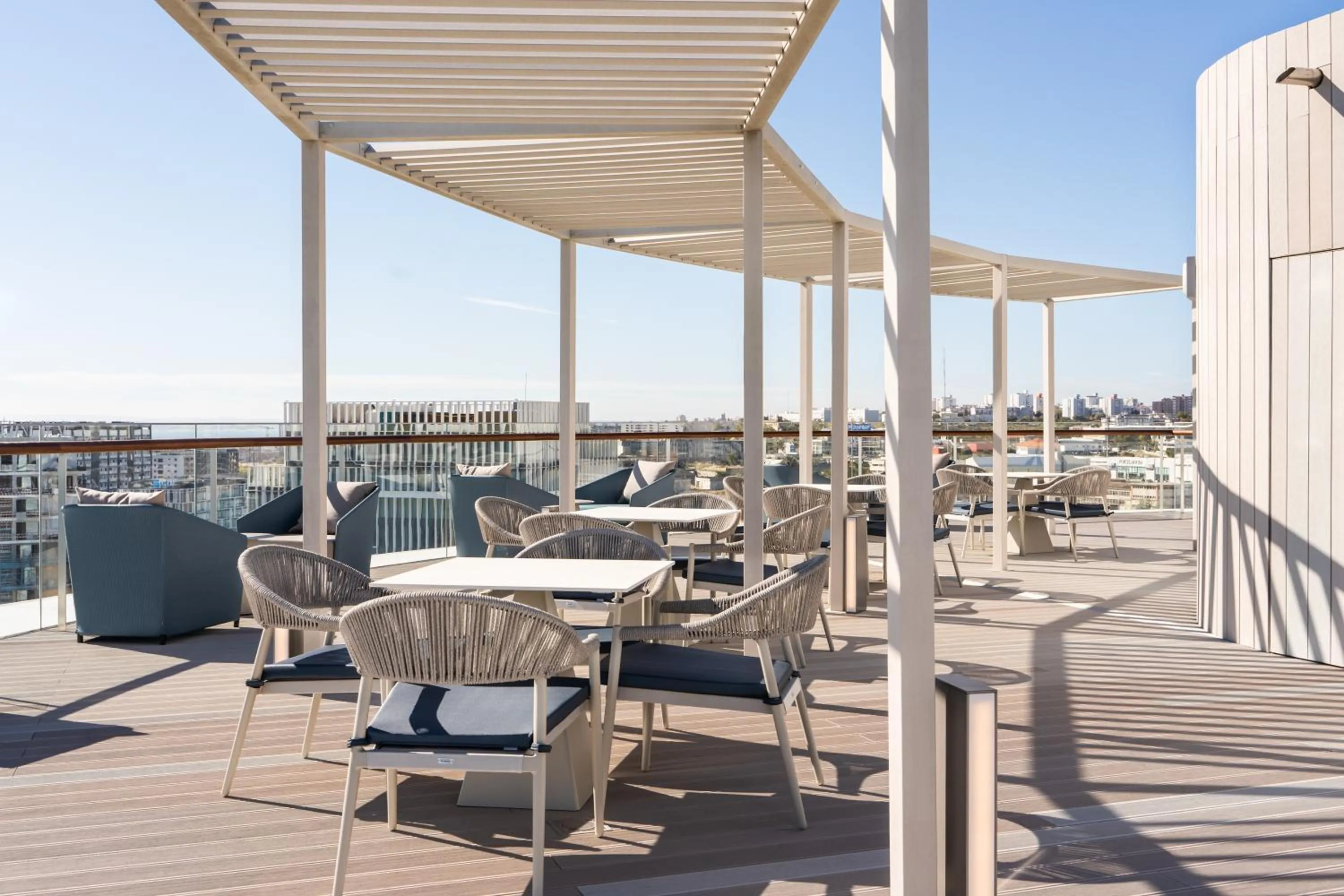 Balcony/Terrace in Eurostars Universal Lisboa