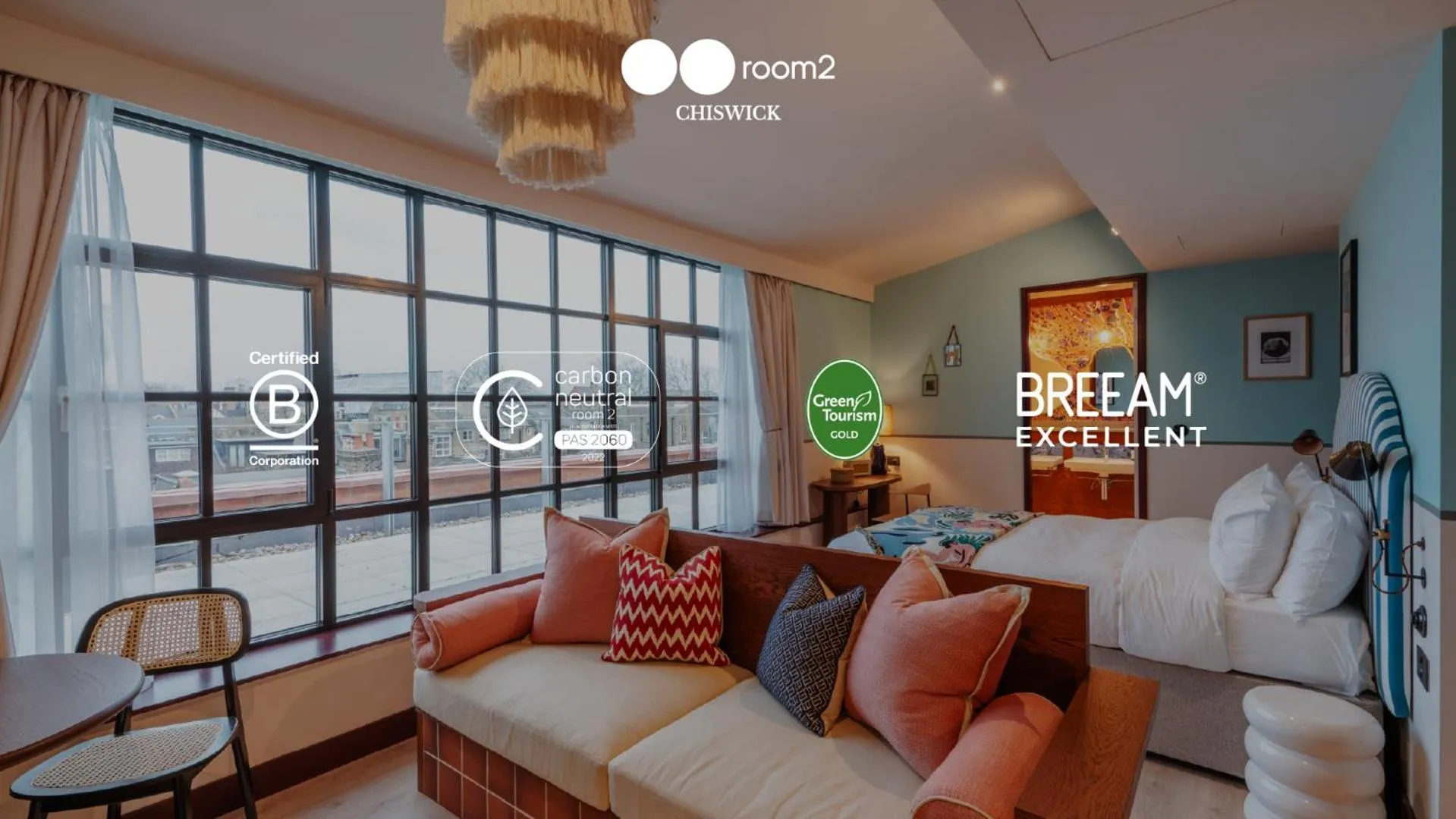 Property logo or sign in room2 London Chiswick Hometel