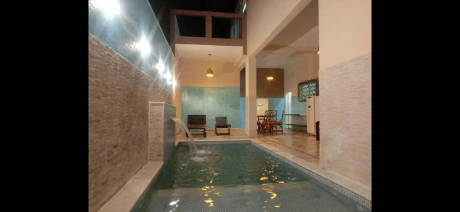 Swimming pool in Pousada Oásis