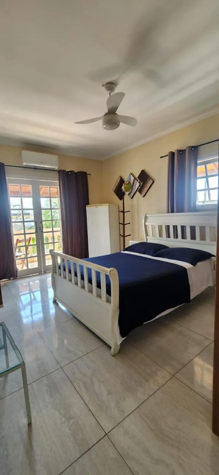 Bed in Pousada Oásis