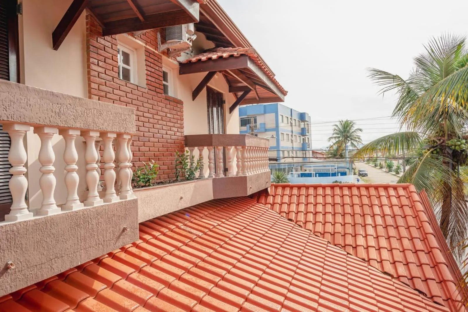 Balcony/Terrace in Pousada Oásis