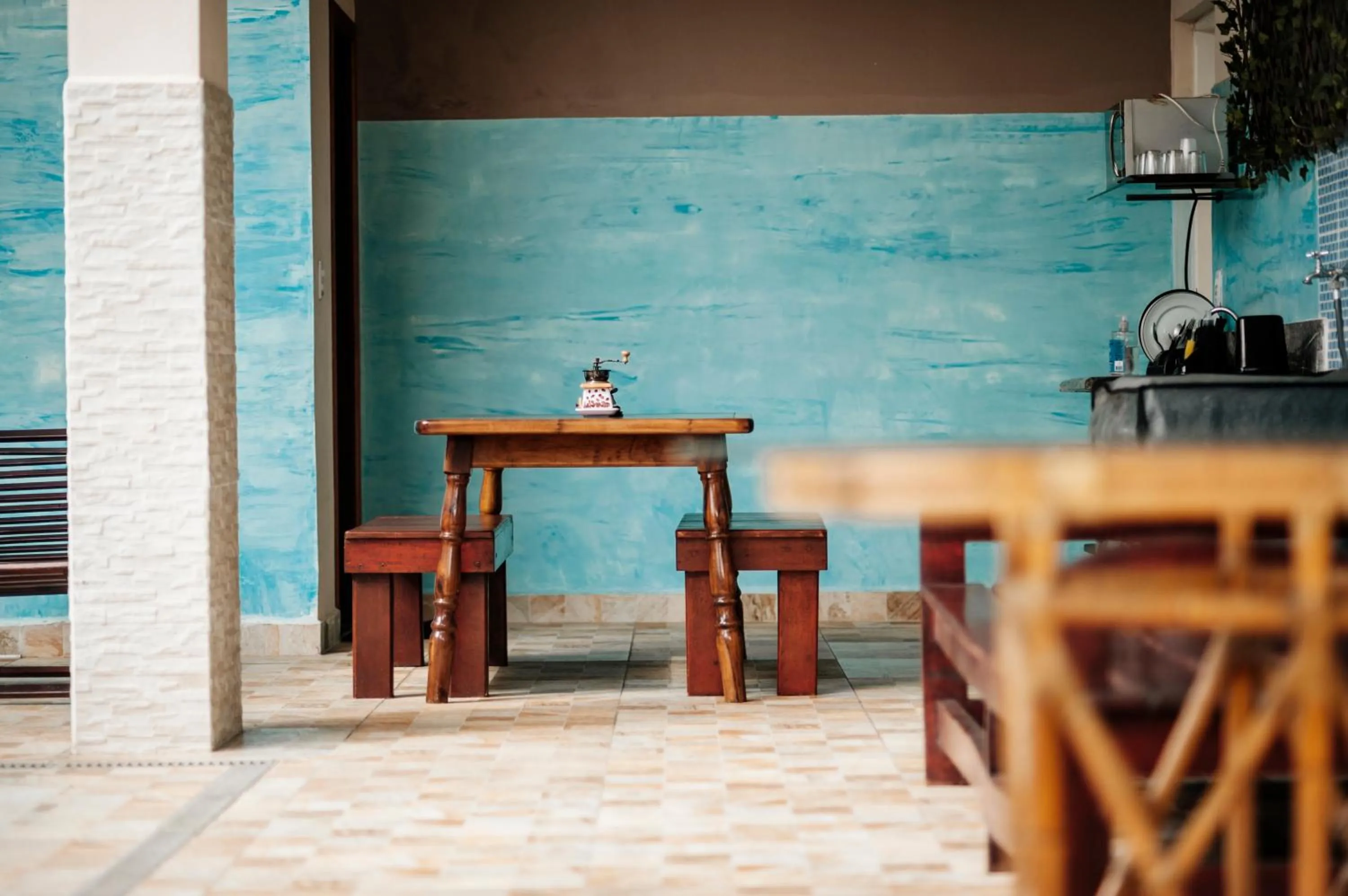 Dining area in Pousada Oásis