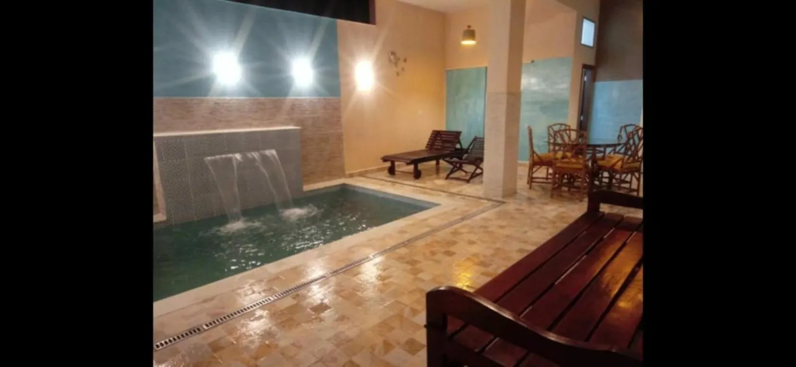 Swimming pool in Pousada Oásis