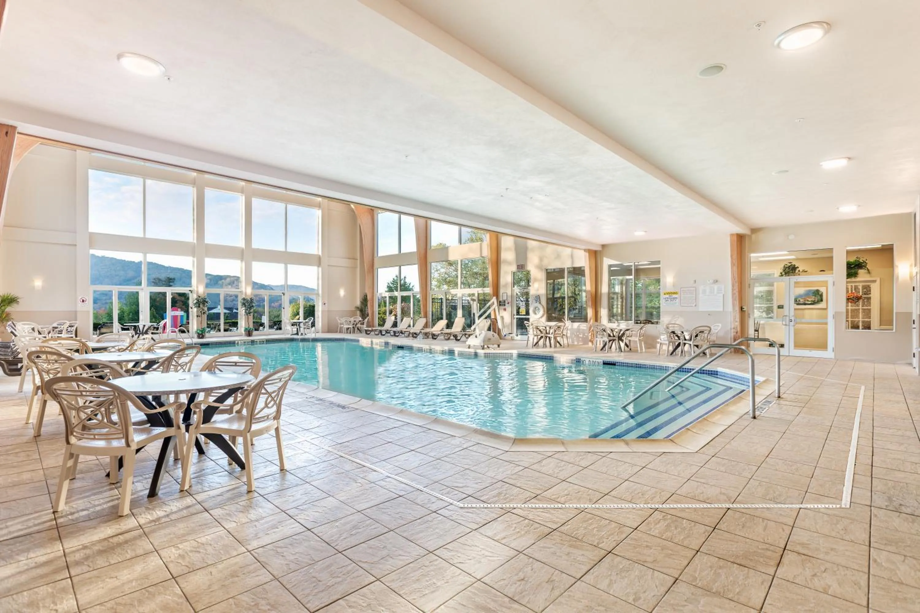 Swimming pool in Vacation Village in the Berkshires
