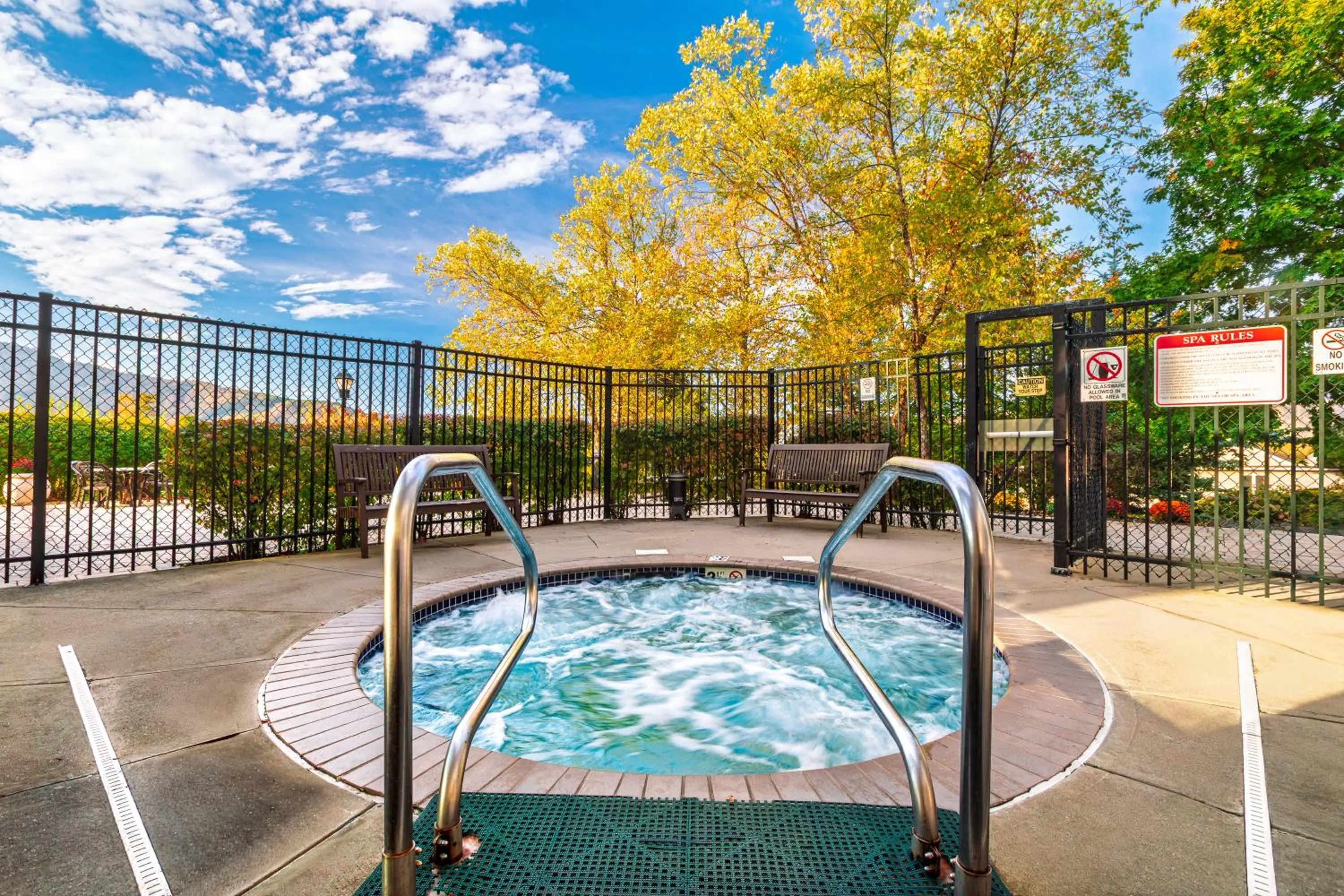 Hot Tub in Vacation Village in the Berkshires