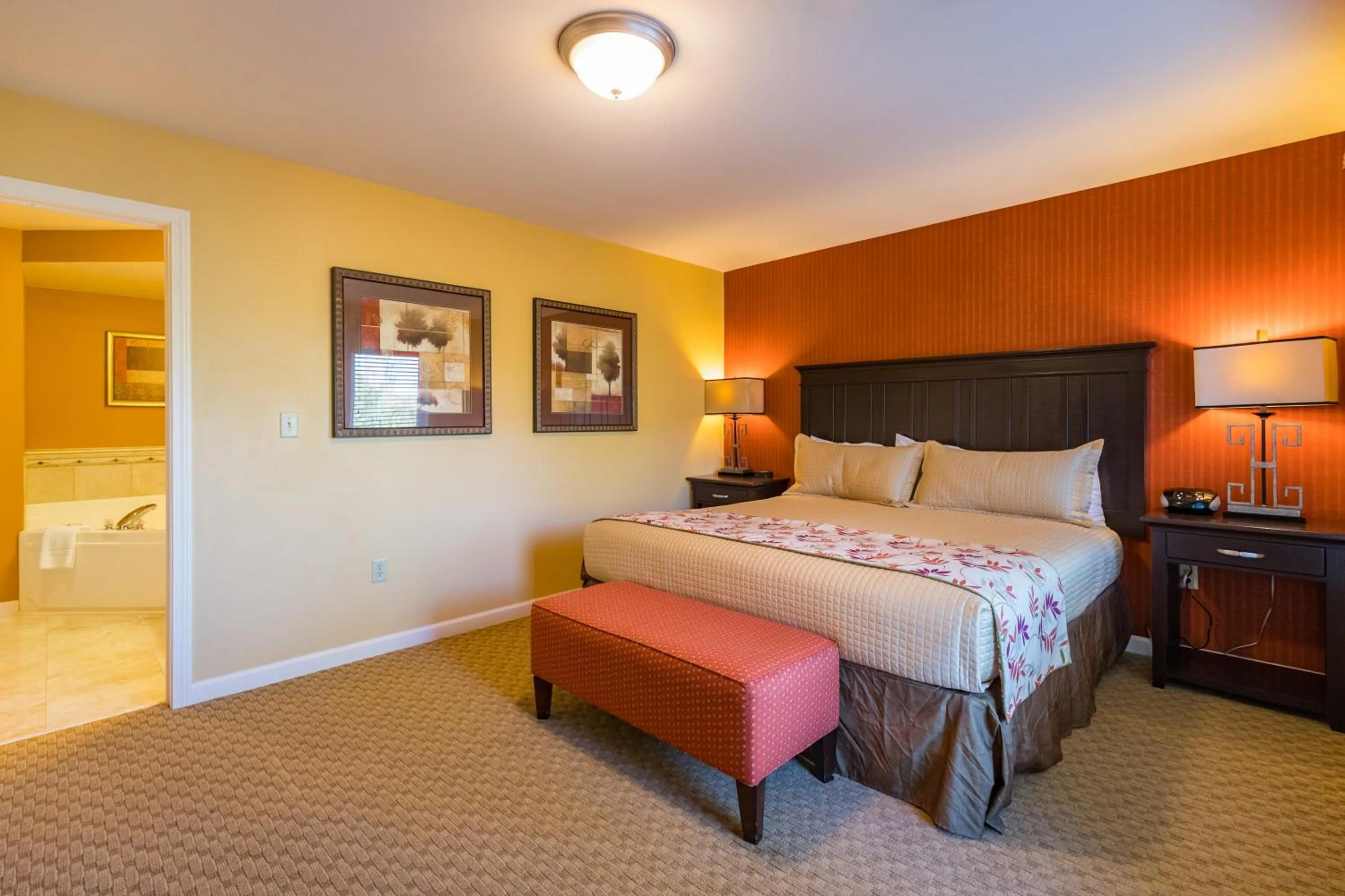 Bed in Vacation Village in the Berkshires