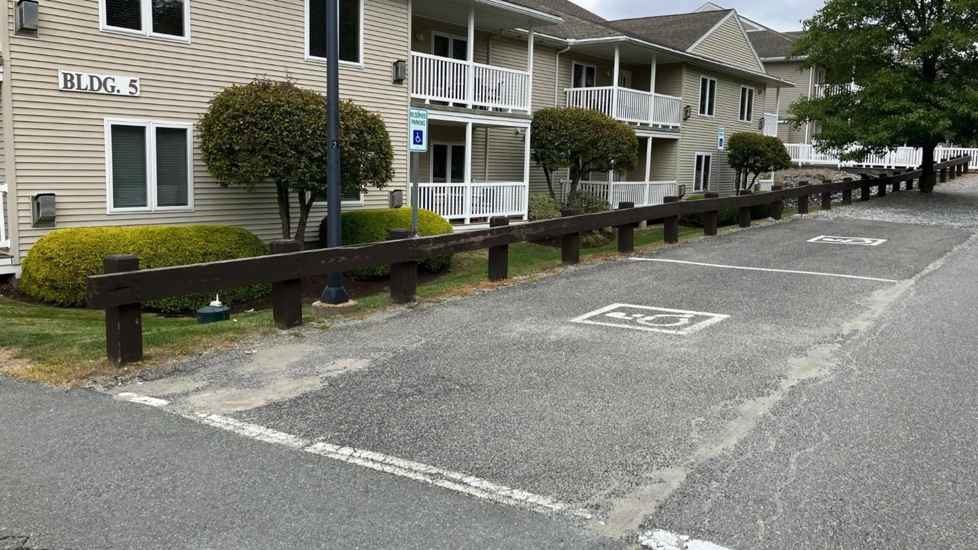 Parking in Vacation Village in the Berkshires