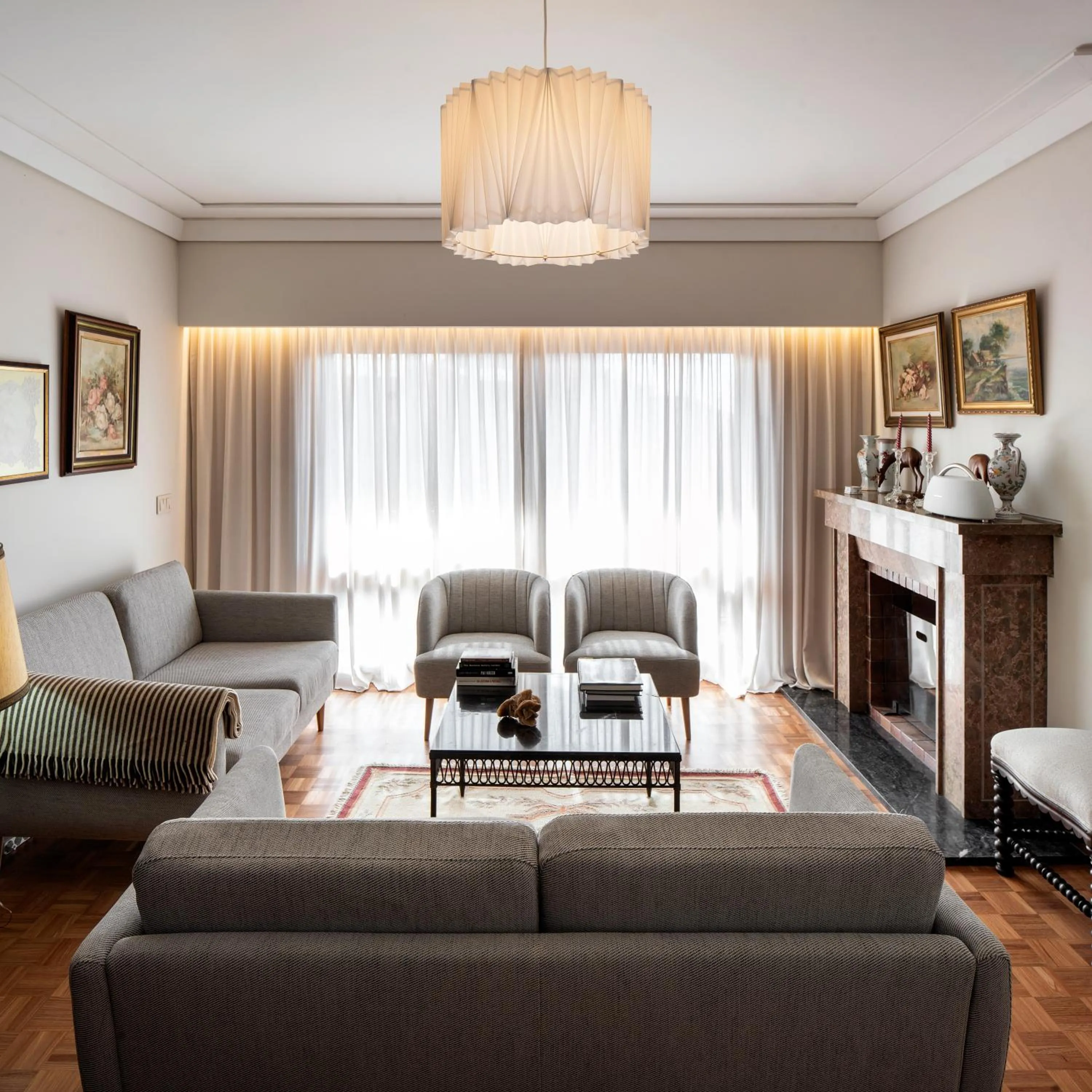 Living room in Santiago Family House