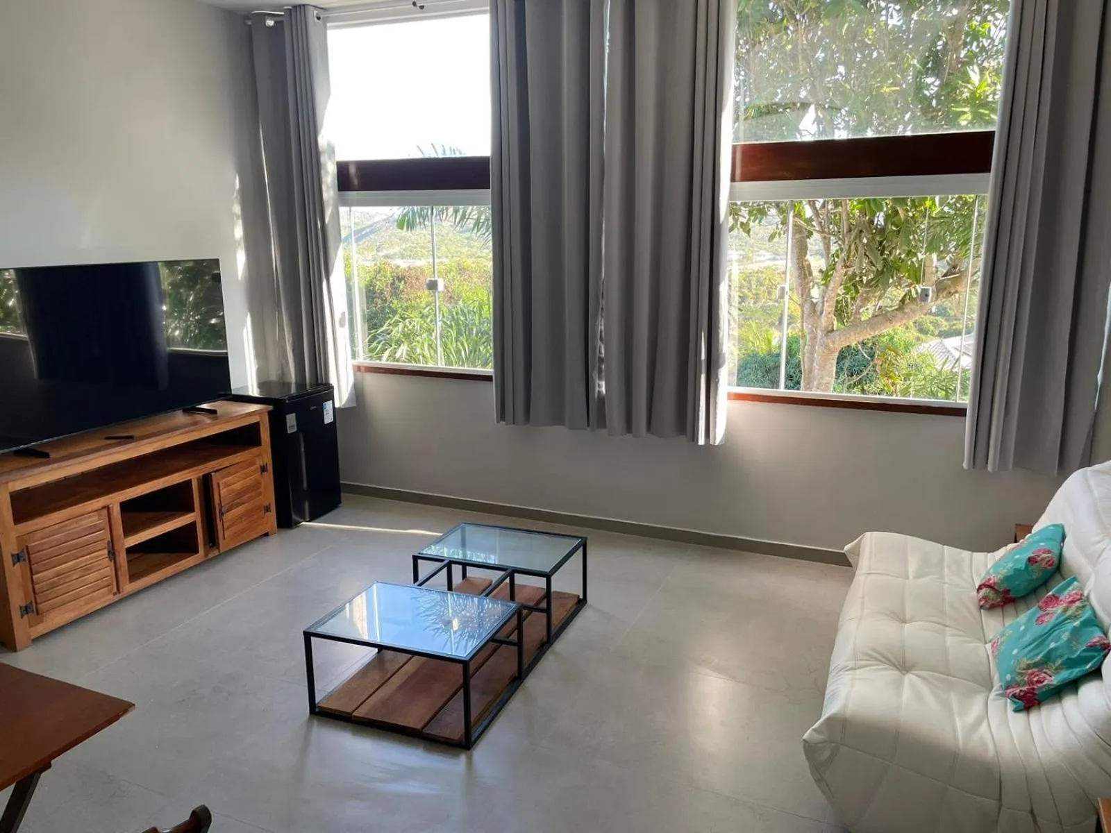 Living room in Pousada Peninsula de Buzios