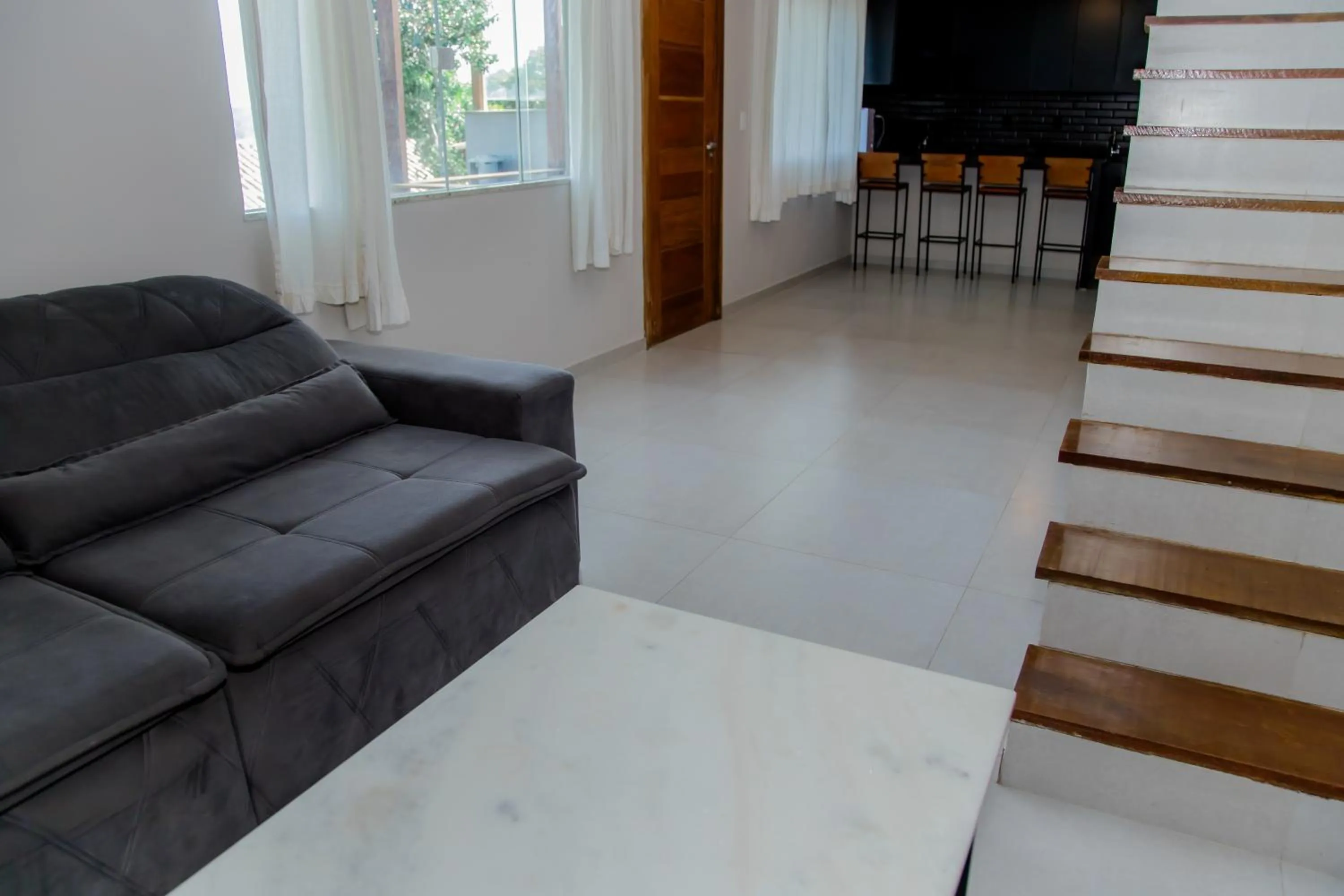 Living room in Pousada Peninsula de Buzios