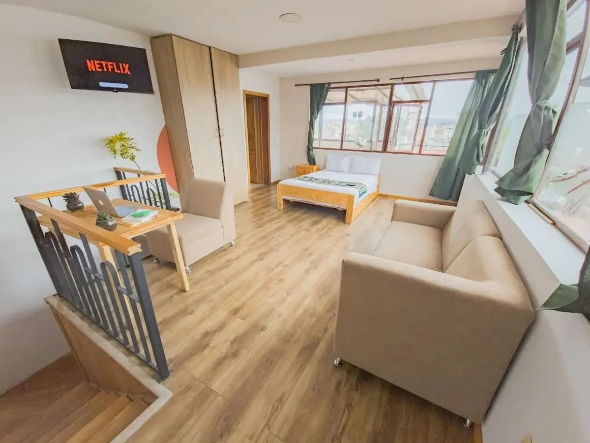 Bed in Hotel Chasky Cuenca