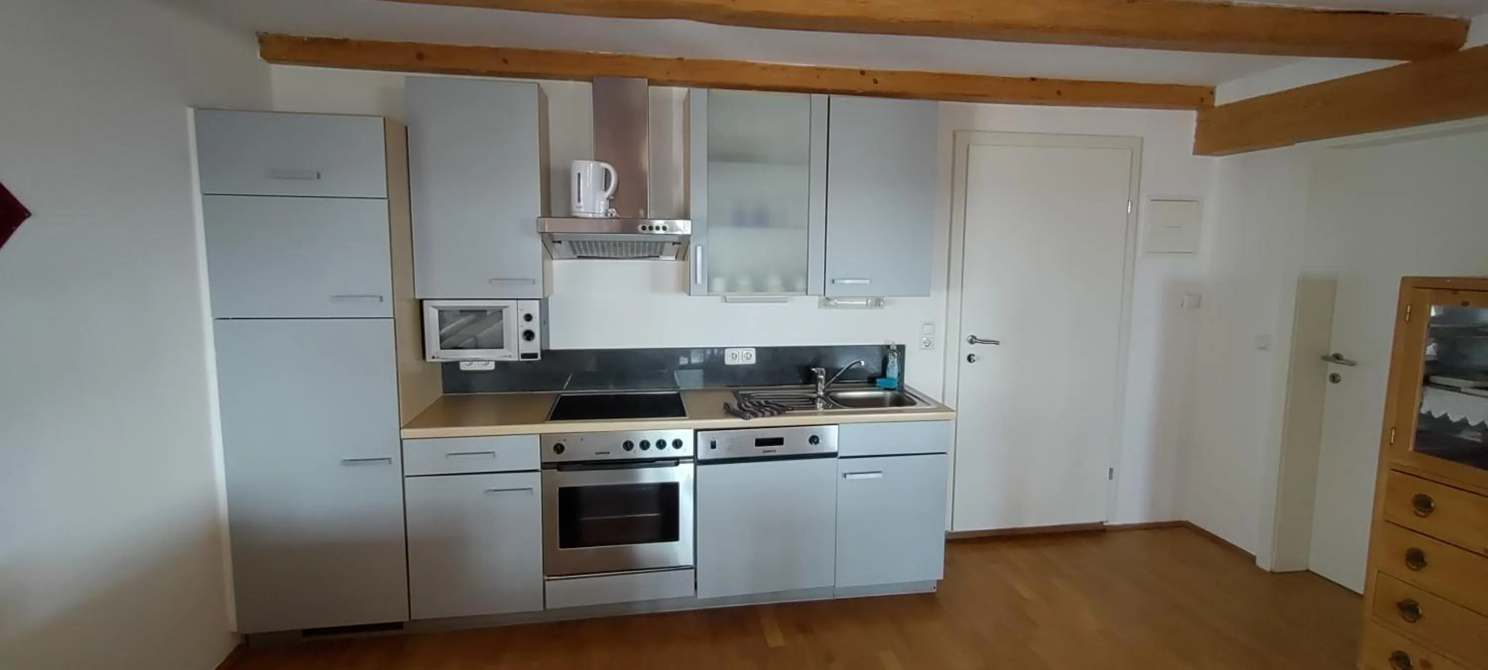 Kitchen or kitchenette in Geinberg Suites & Via Nova Lodges