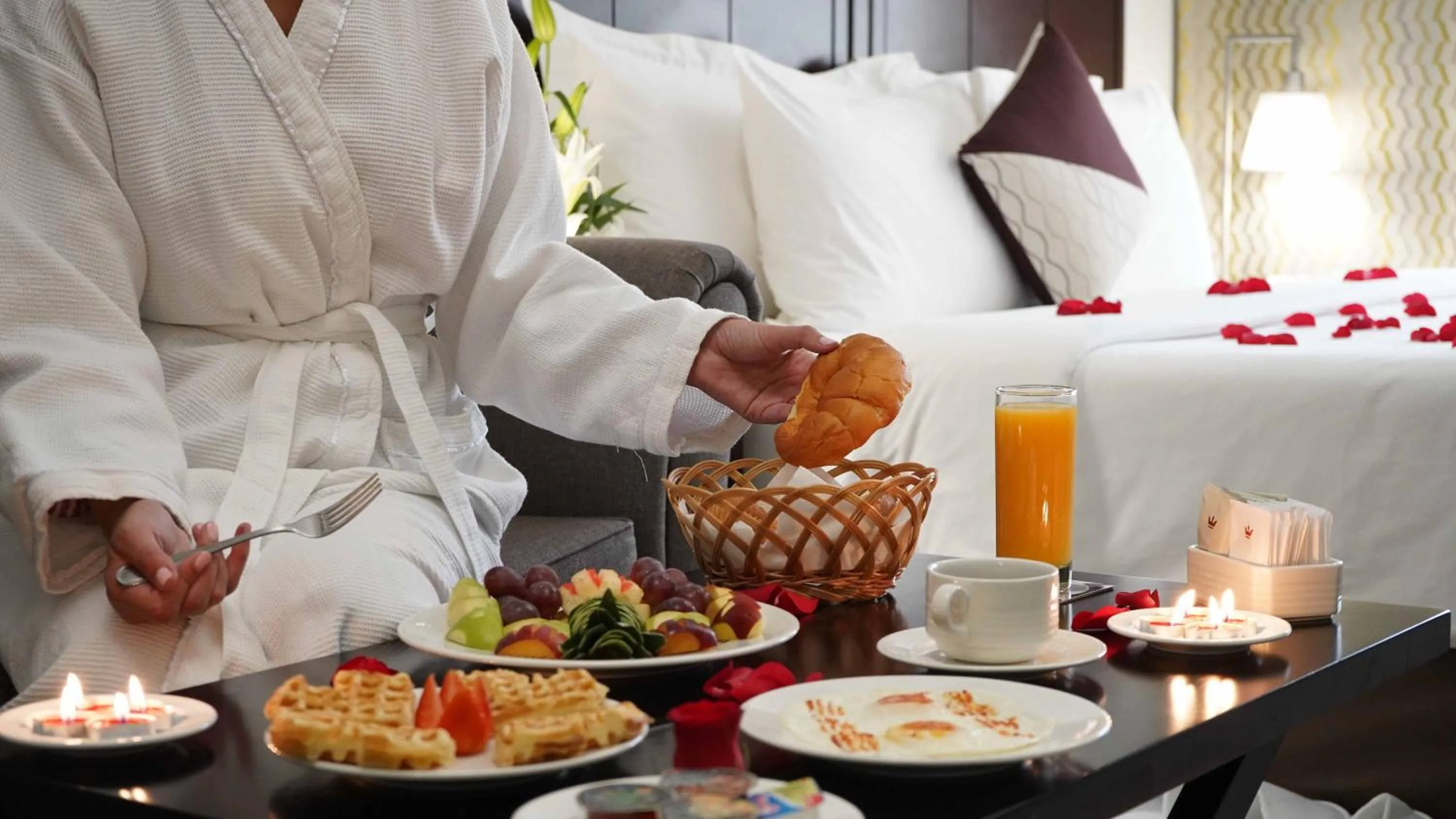 Food close-up in Savoy Park Hotel Apartments