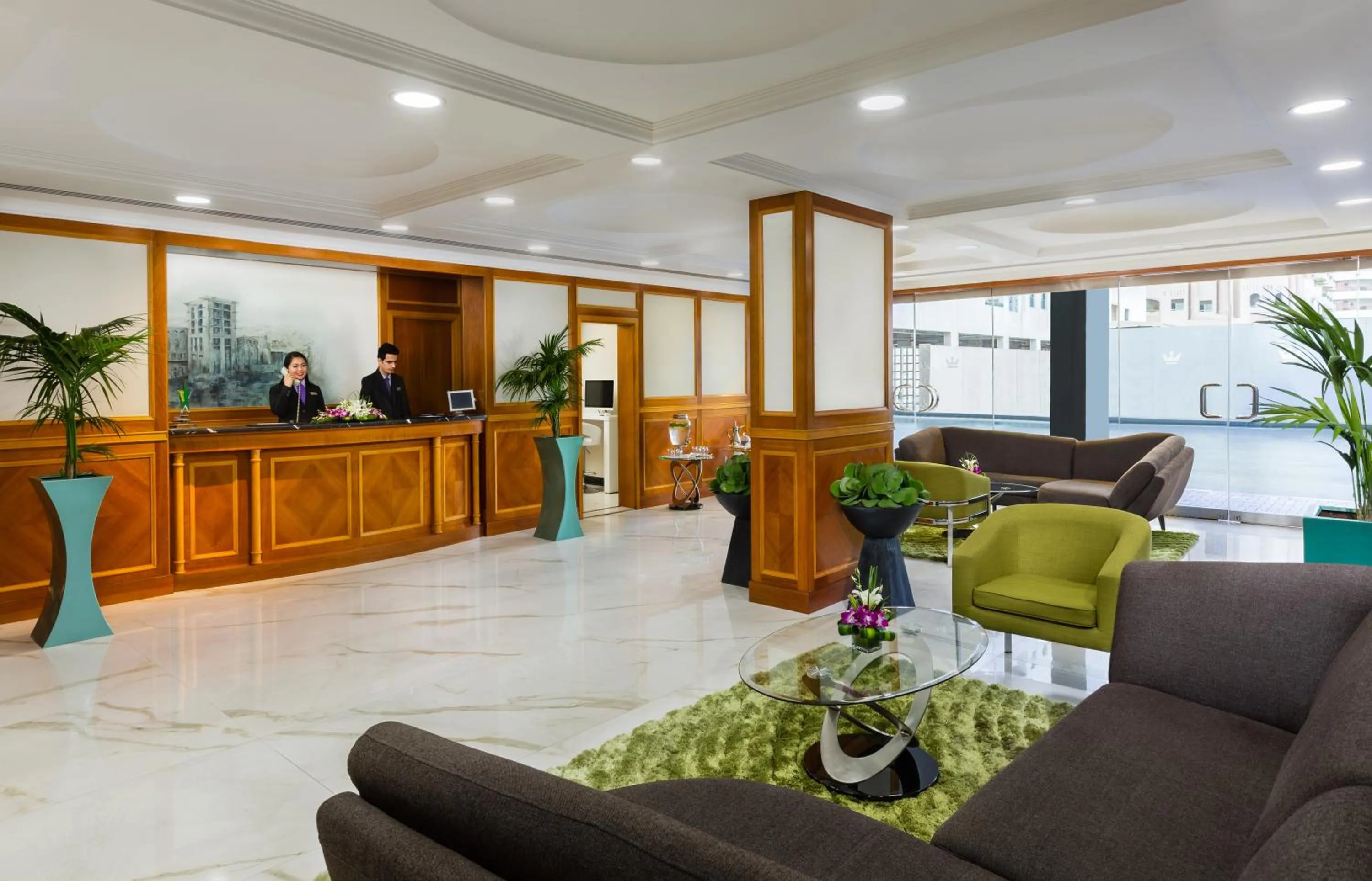 Staff in Savoy Park Hotel Apartments