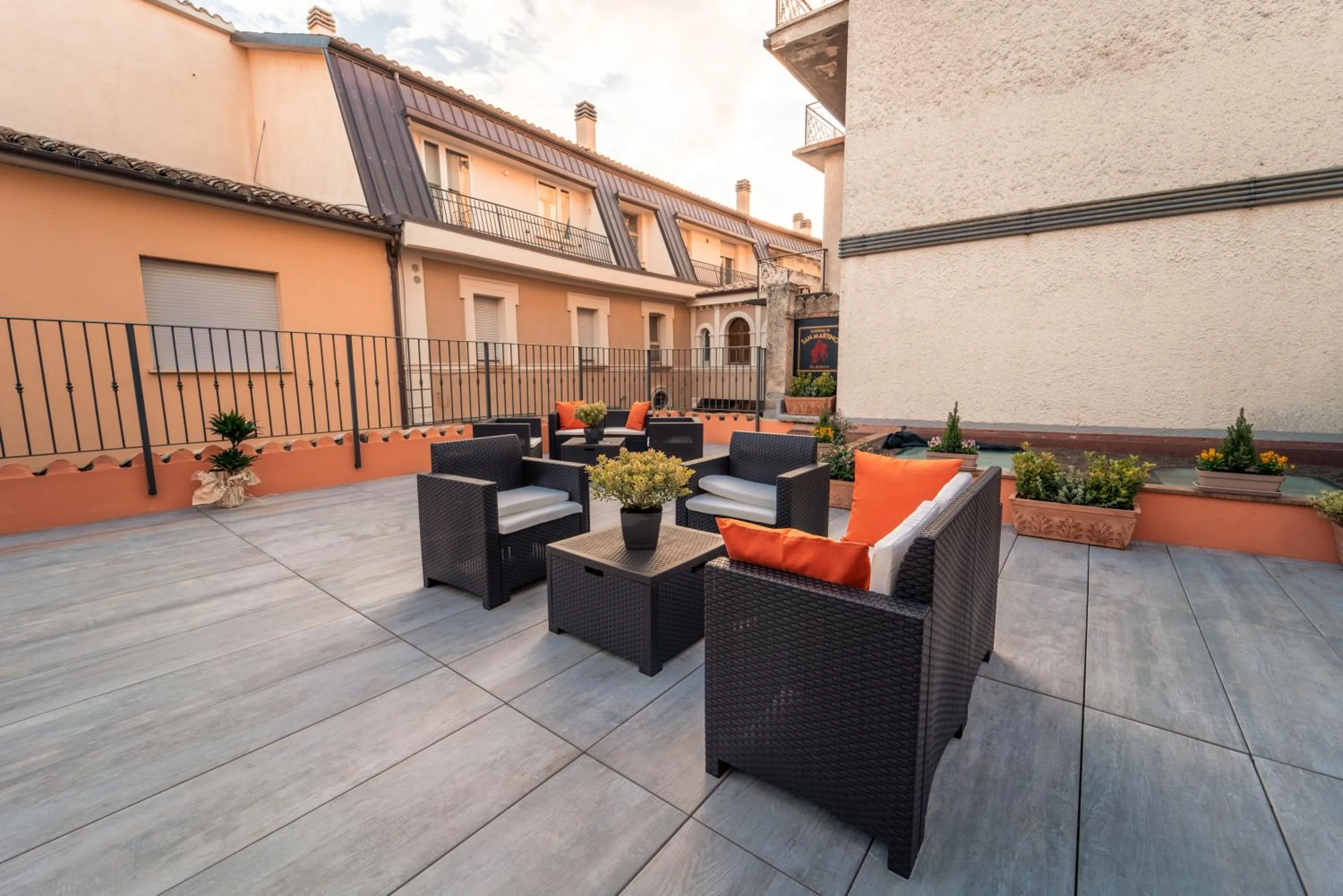 Balcony/Terrace in Albergo La Loggia di San Martino