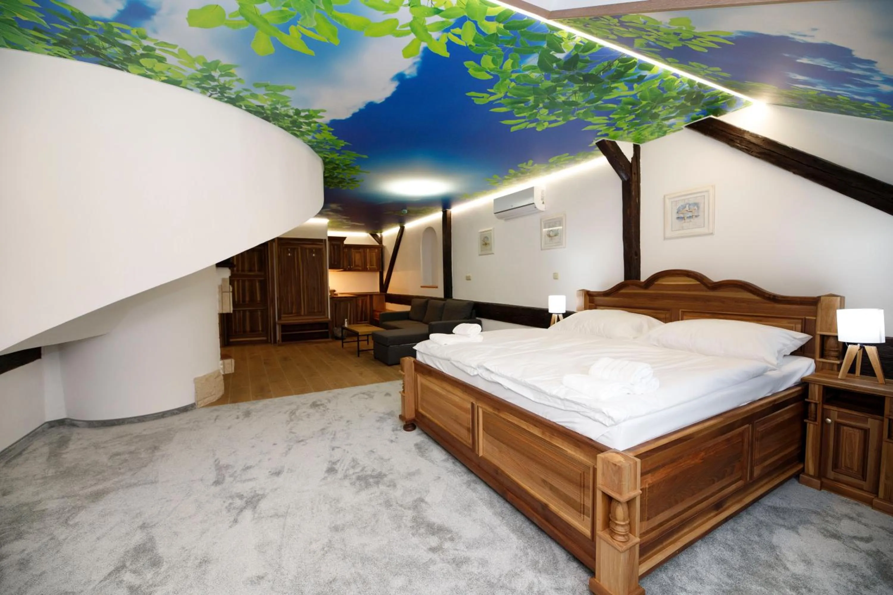 Bed in Hotel & wellness Hejtmanka