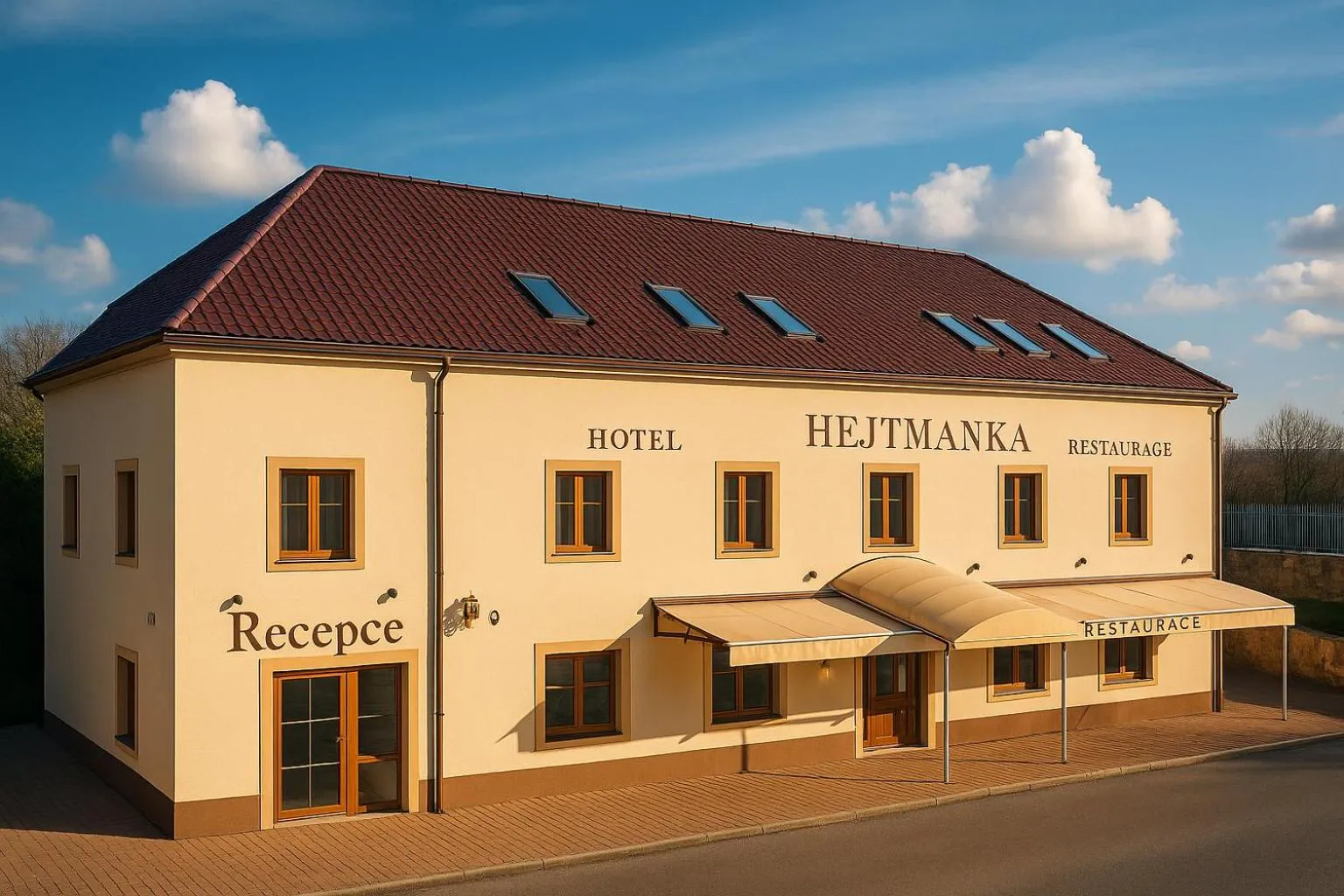 Property building in Hotel & wellness Hejtmanka