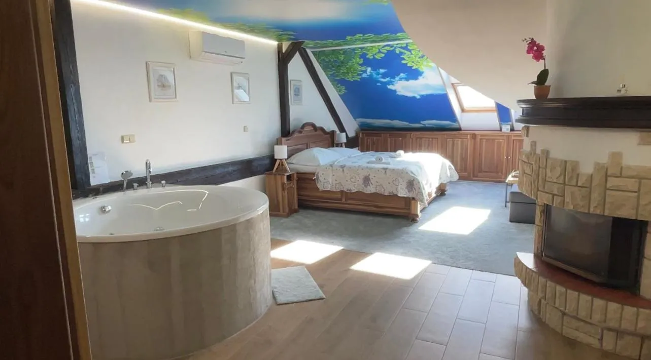 Bed in Hotel & wellness Hejtmanka