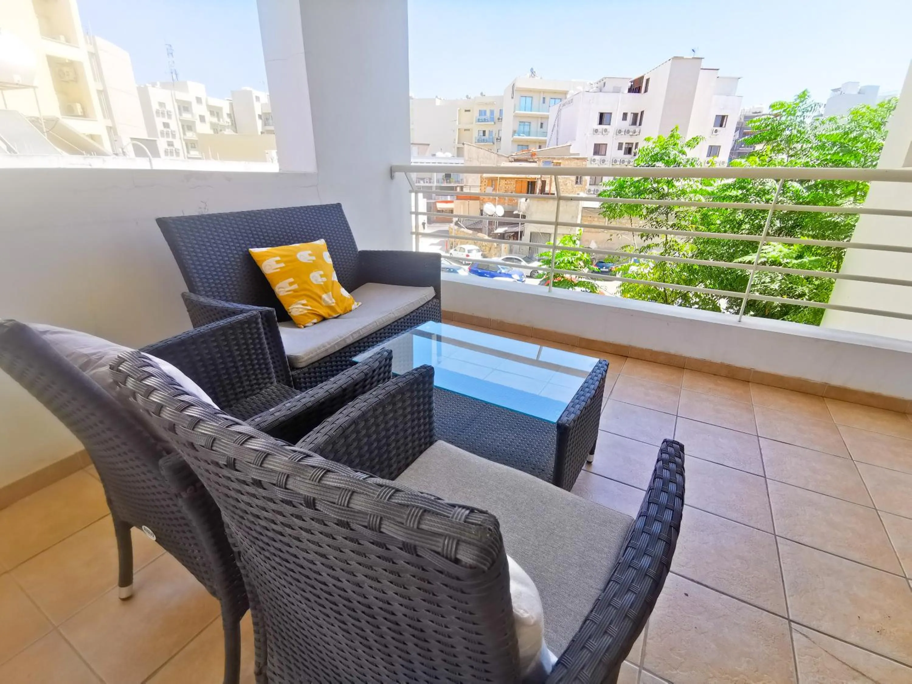 Balcony/Terrace in Promenade Breeze City Apartment