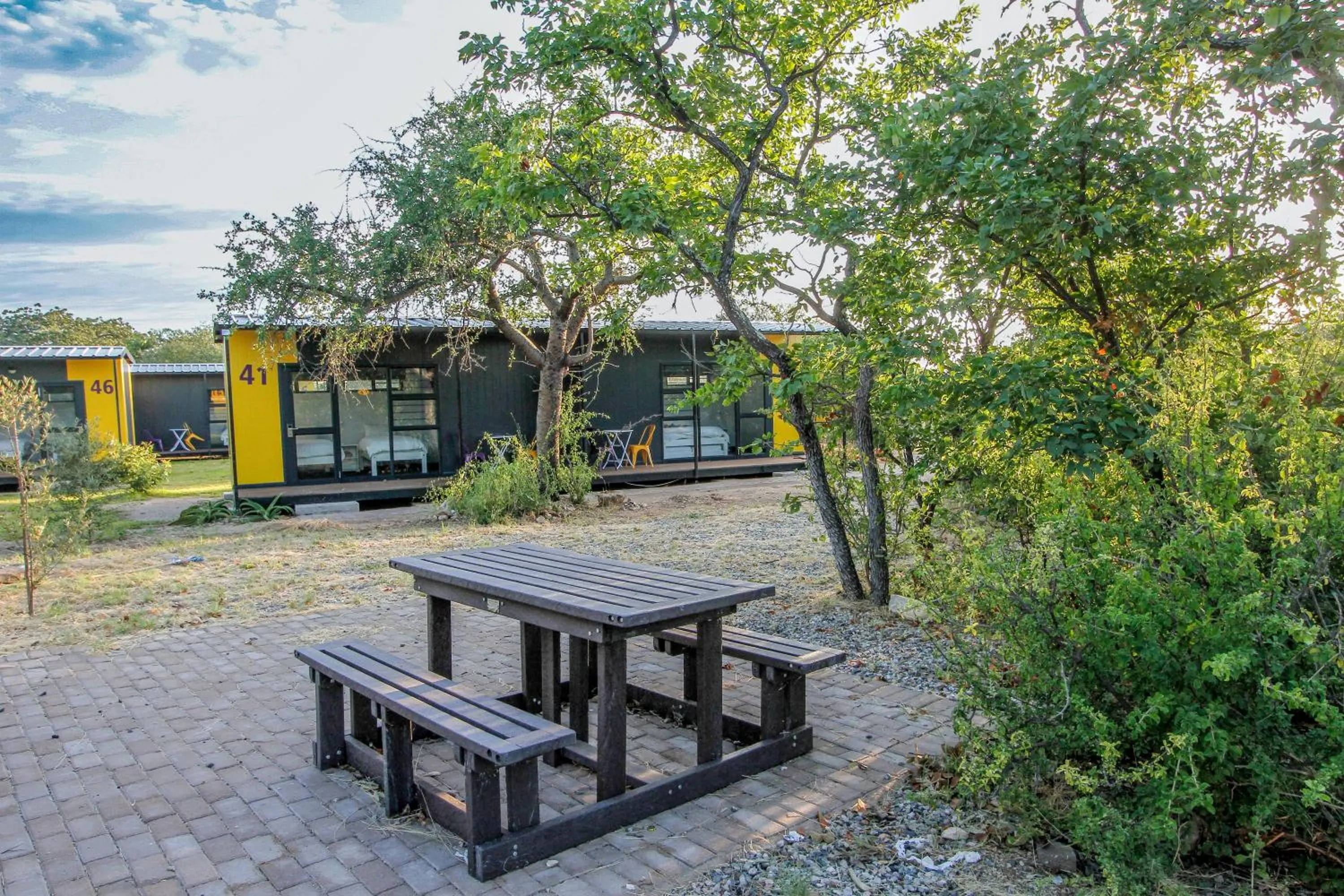 Garden view in SleepOver Orpen Gate