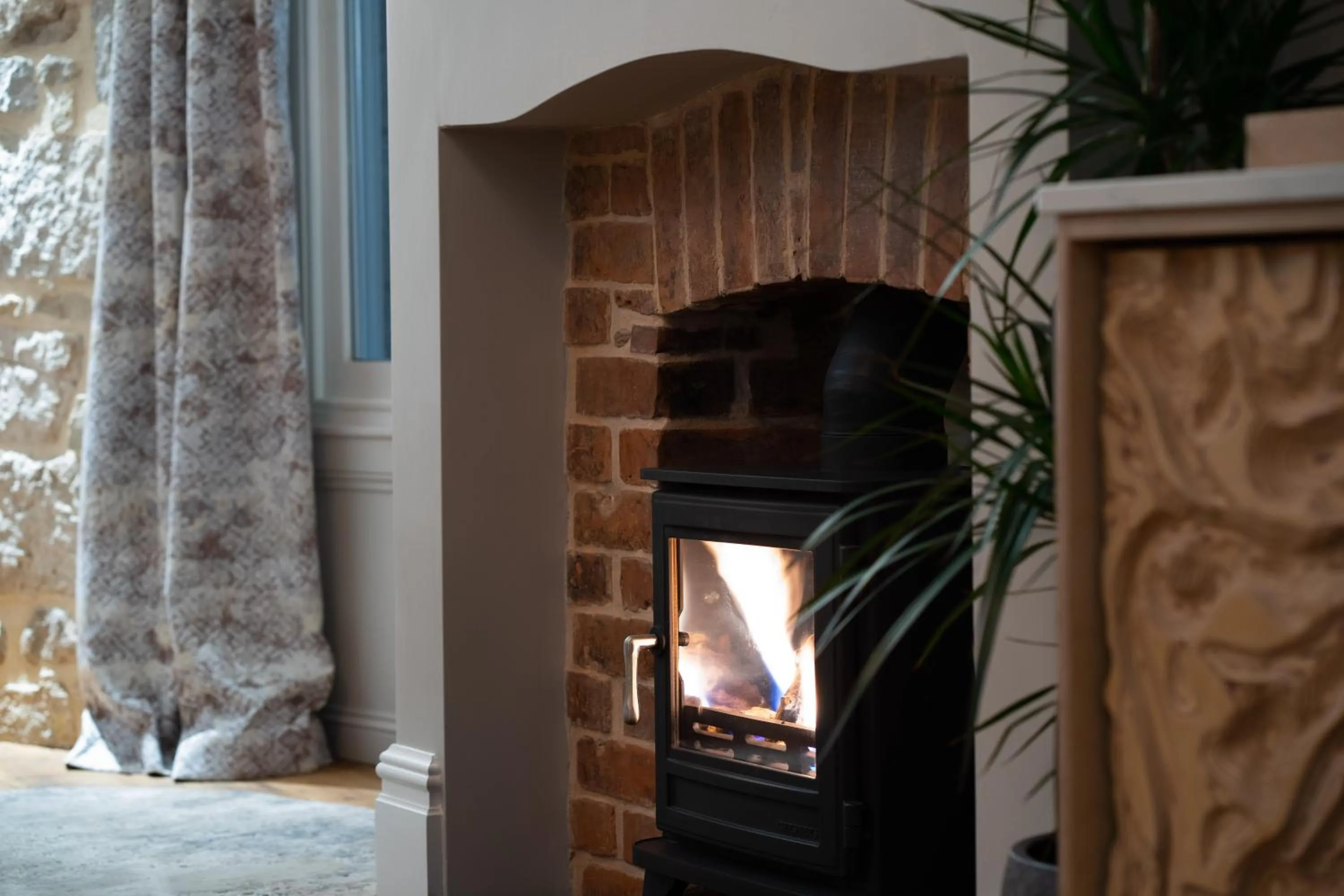 fireplace in Host St Ives