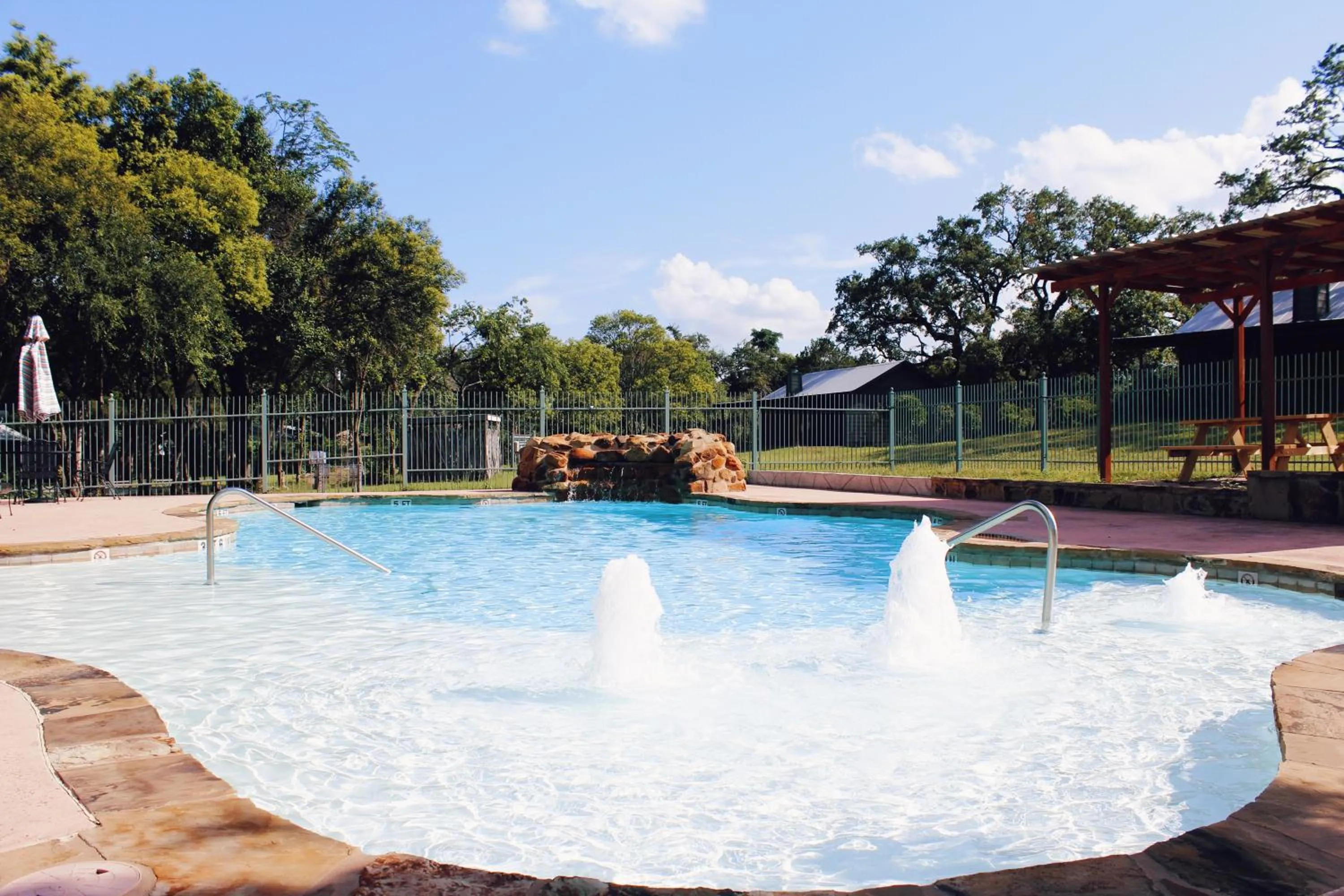 Pool view in The Springs Retreat