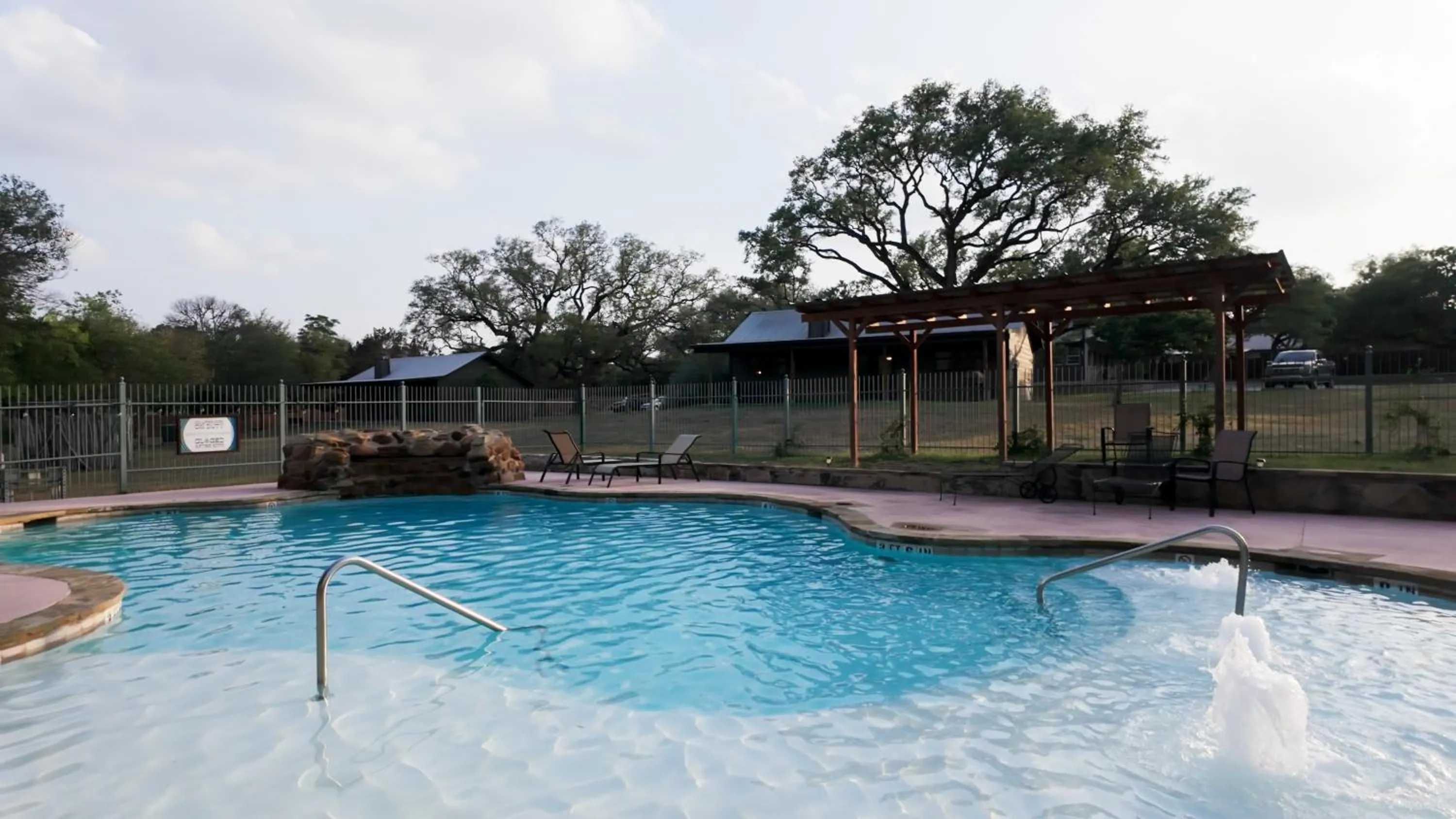 Pool view in The Springs Retreat