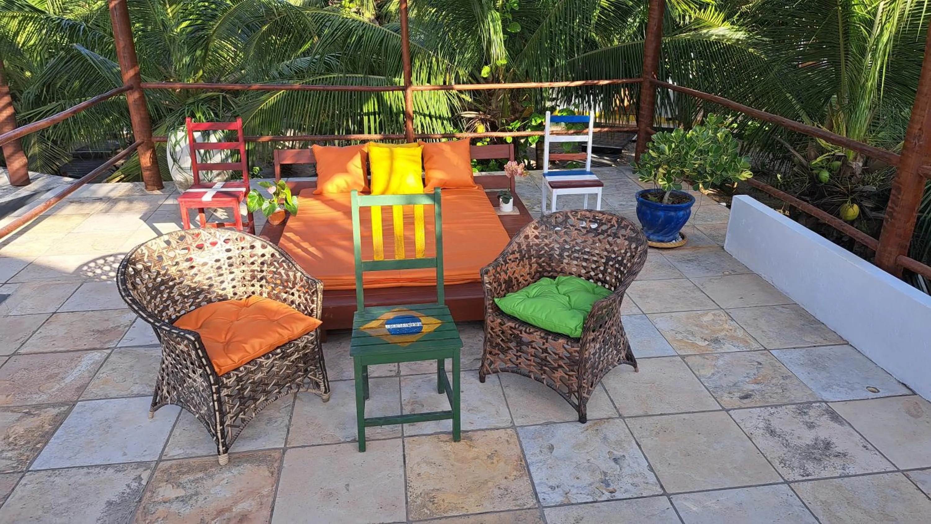 Balcony/Terrace in Pousada Lotus